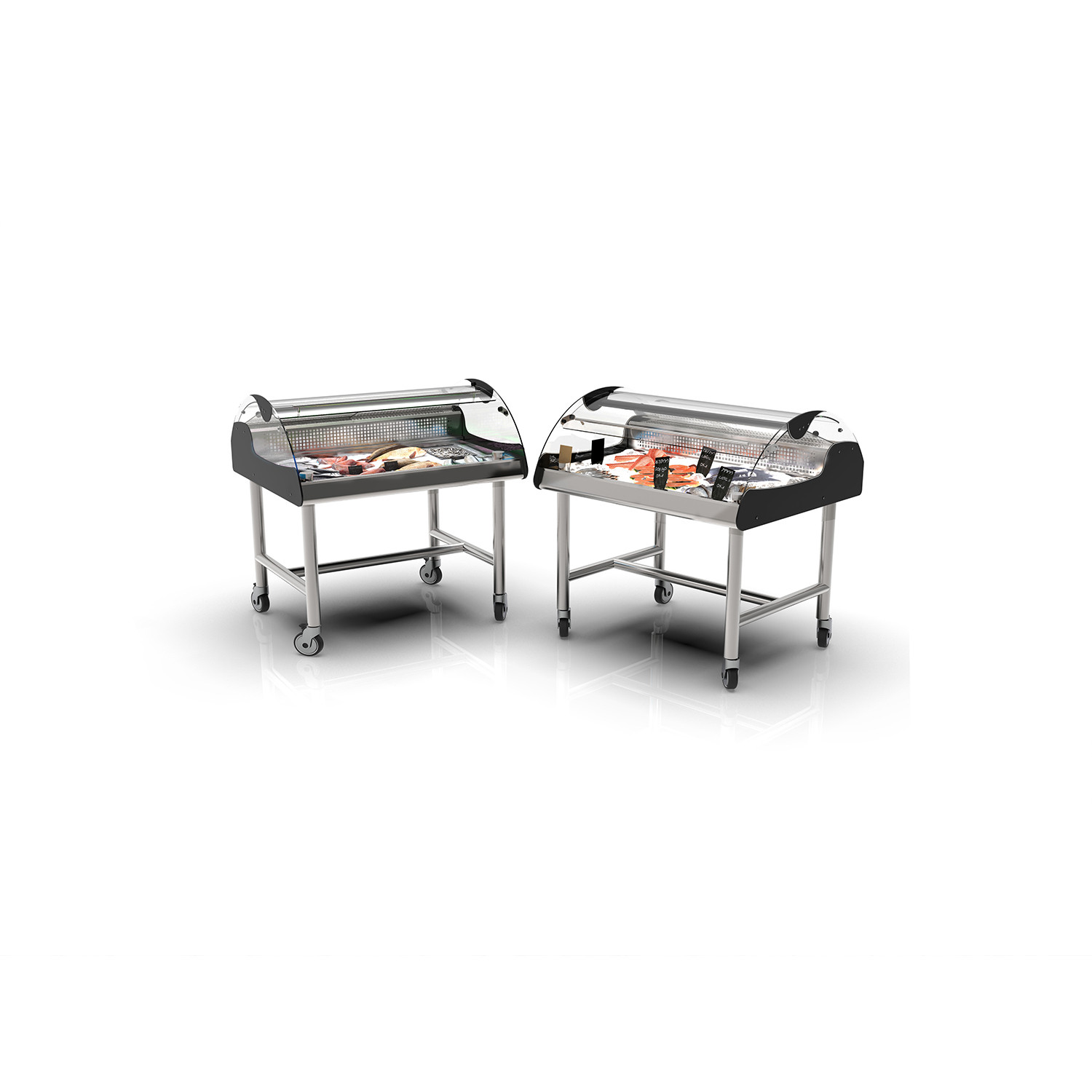 Vitrine Refrigerada para Peixe 3xGN 1/1 - VX3-N