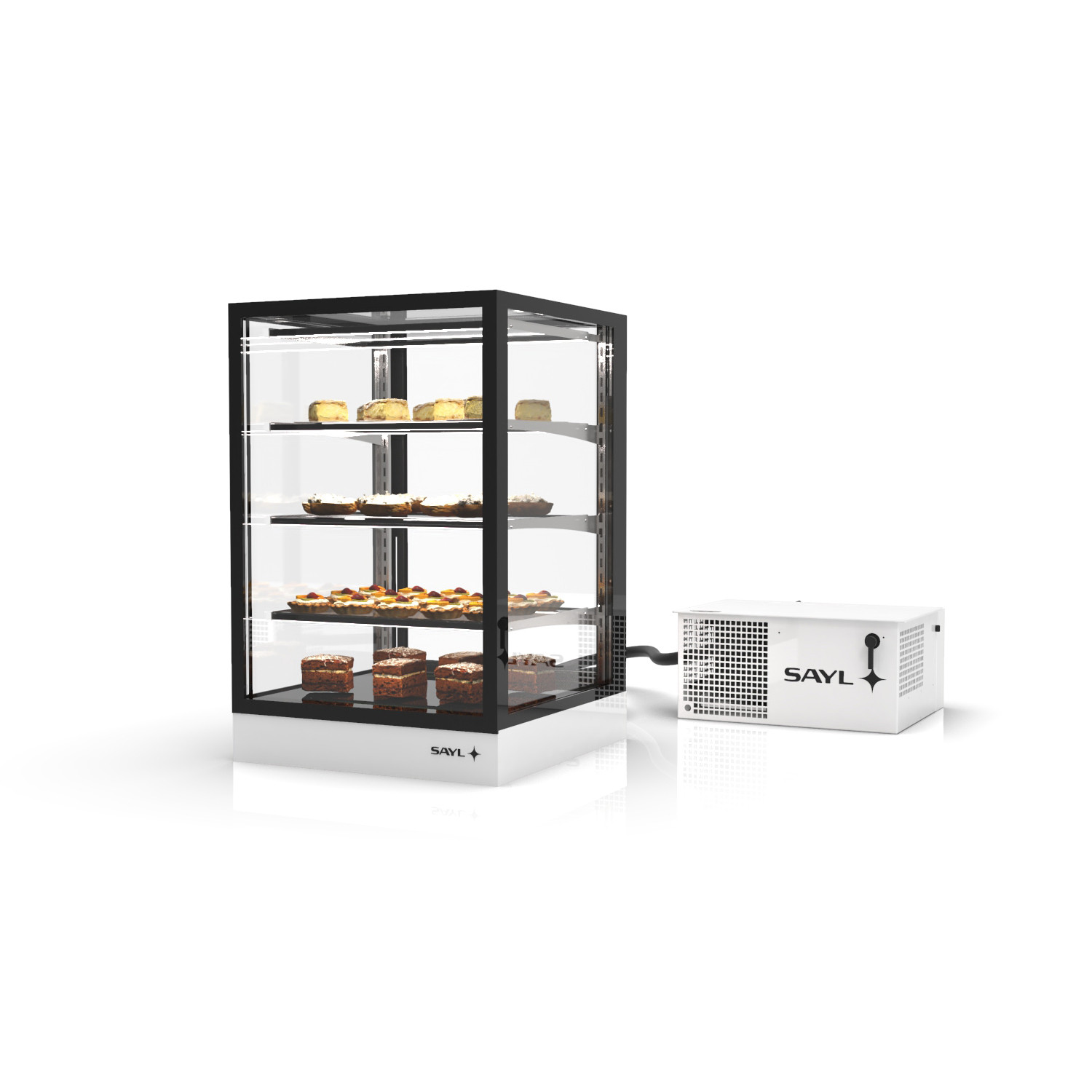 Vitrine Refrigerada Expositora 900mm Controlo Remoto