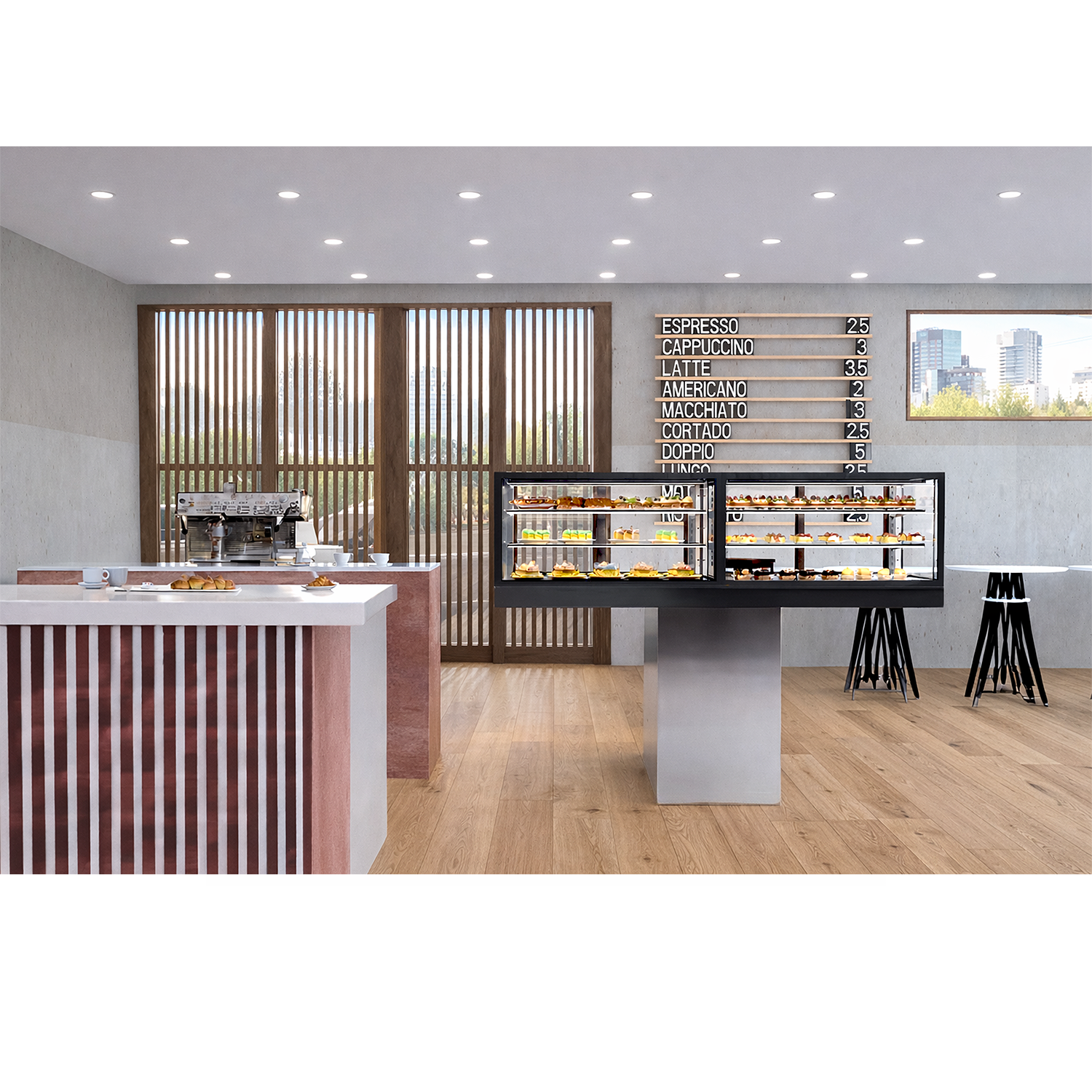 Vitrine Refrigerada Expositora Integrada Remota 120cm