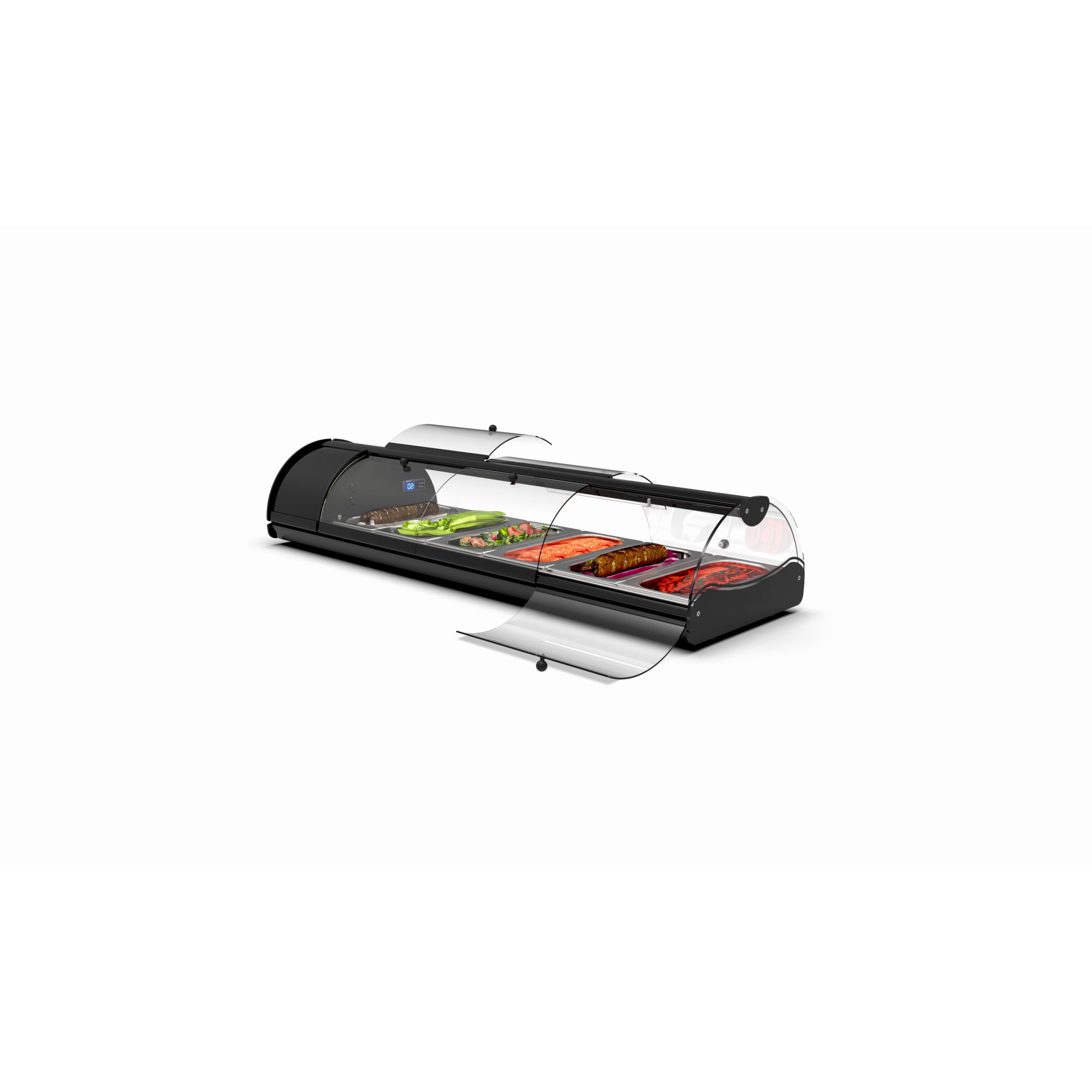 Vitrine Self-Service Refrigerada Estática Black +2/+6ºC