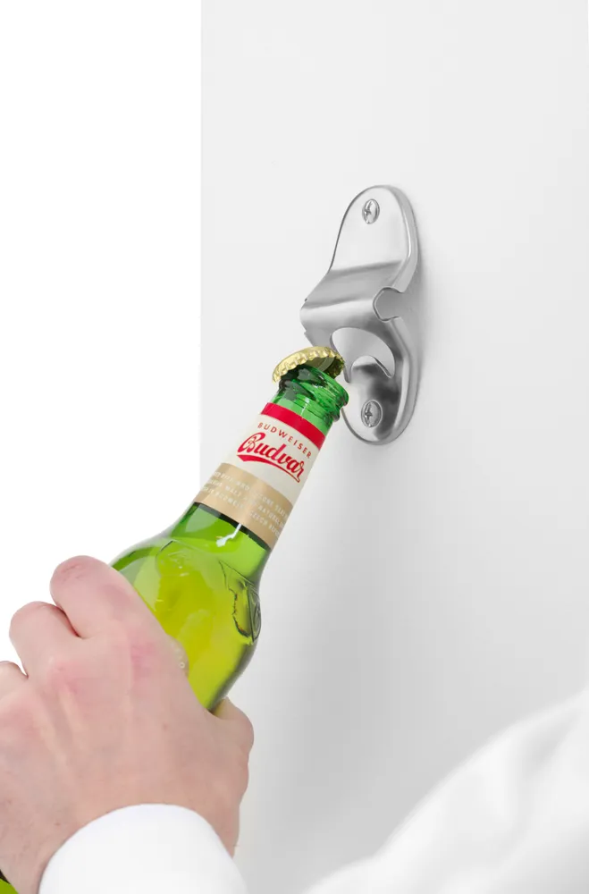 Abre-caricas de Parede em Aço Inoxidável para Bar Profissional