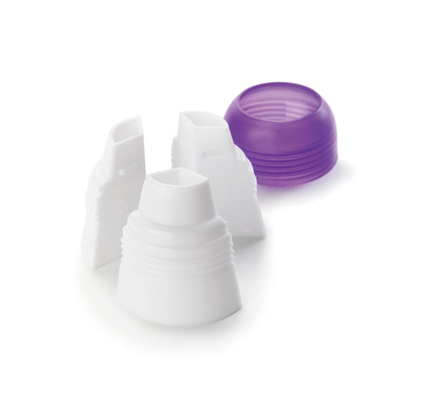 Adaptador Triplo para Bicos de Pastelaria Grandes