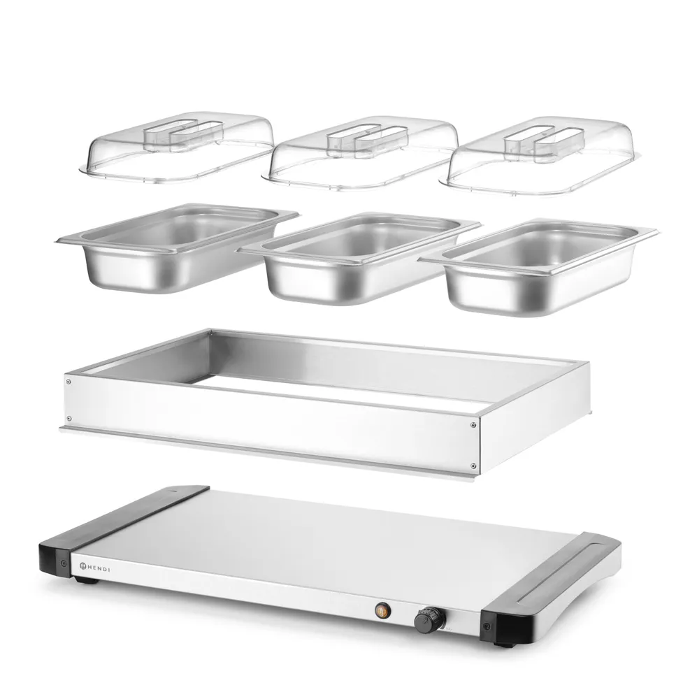Aquecedor de Alimentos Elétrico 230V 400W para Buffet 657x381mm