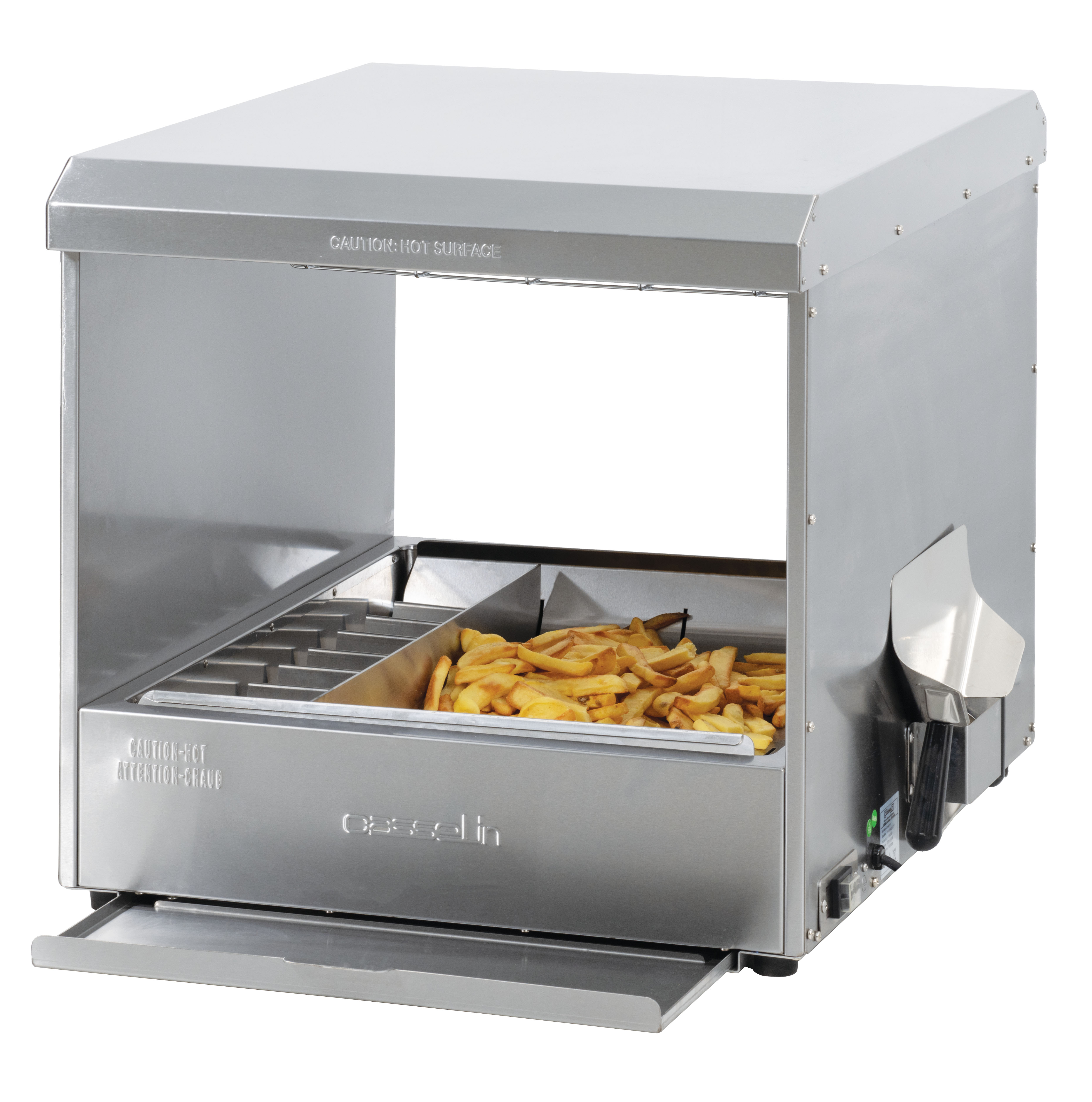 Aquecedor de Batatas Fritas Pass-Through Linha 900 Elétrico 1500W