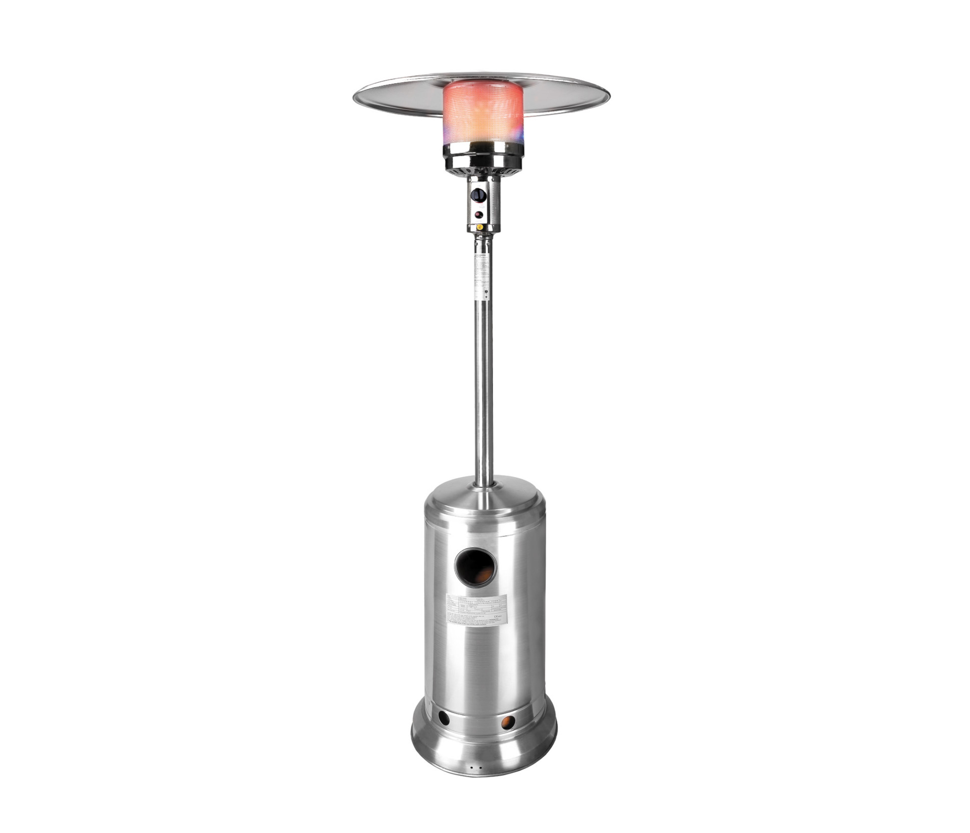 Aquecedor de Esplanada a Gás 12 kW, 224,5 cm Altura