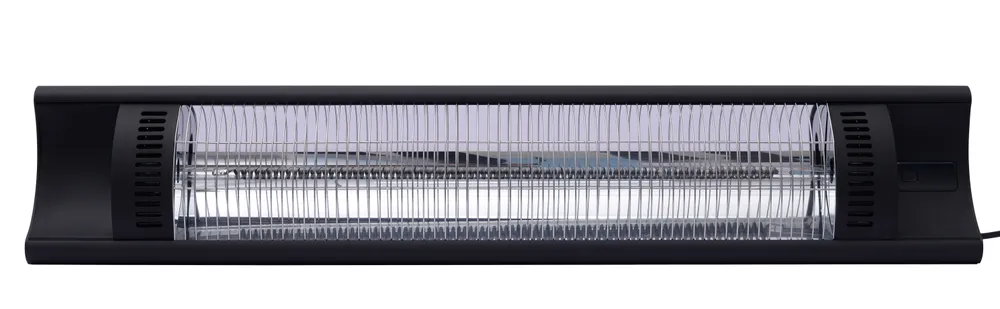 Aquecedor Radiante Infravermelhos Elétrico 2500W Preto 912mm