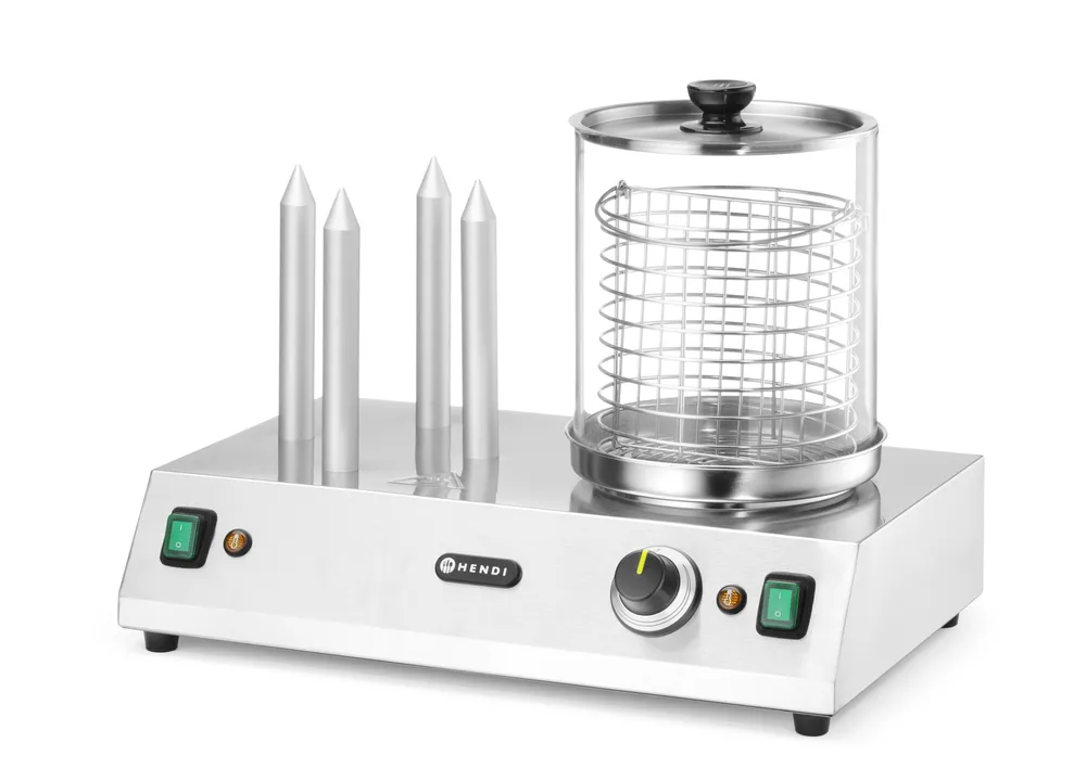 Aquecedor de Salsichas e Pães Elétrico para Cachorros Quentes