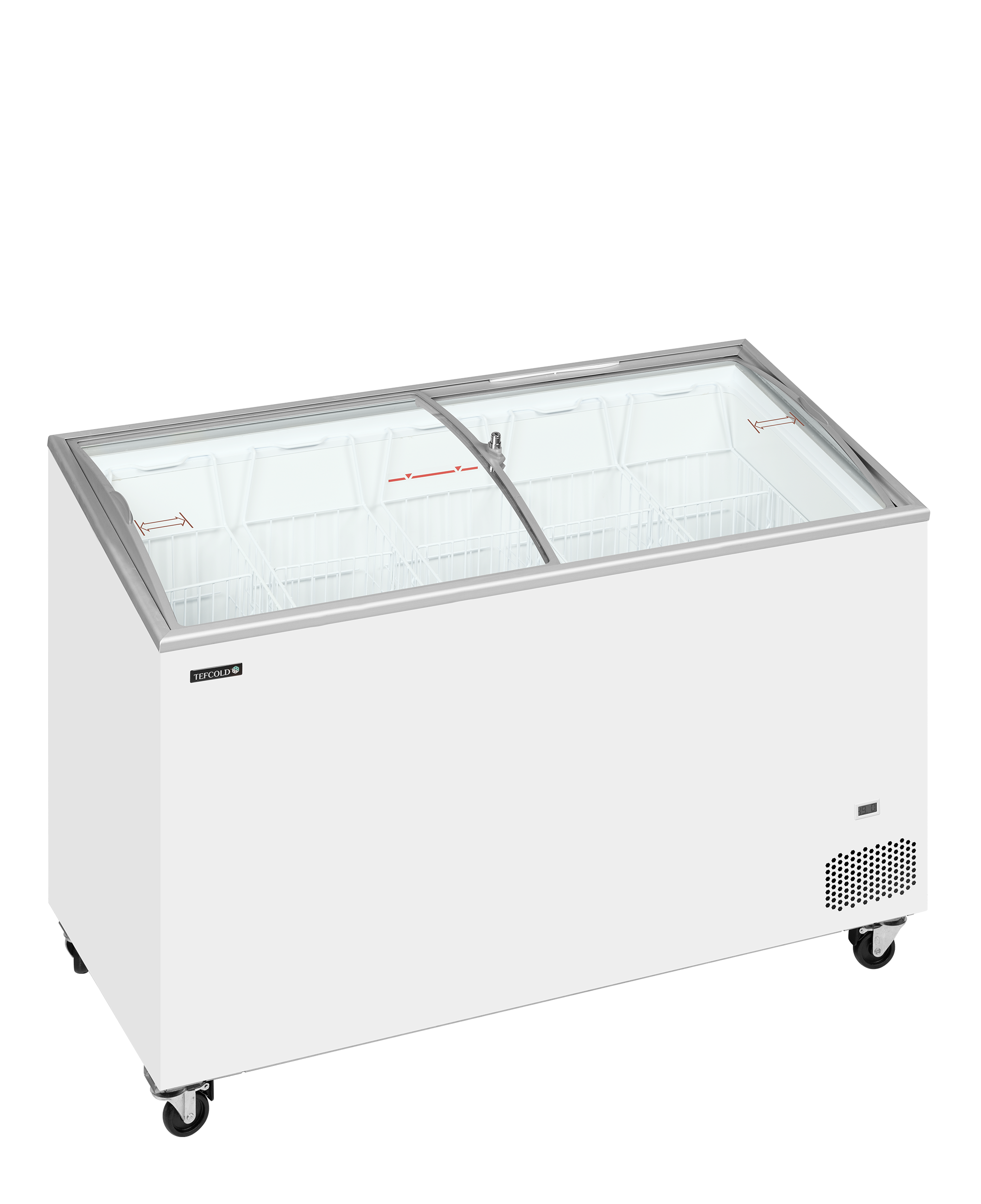 Arca Congeladora Expositiva 325L Vidro Curvo IC401SCEB