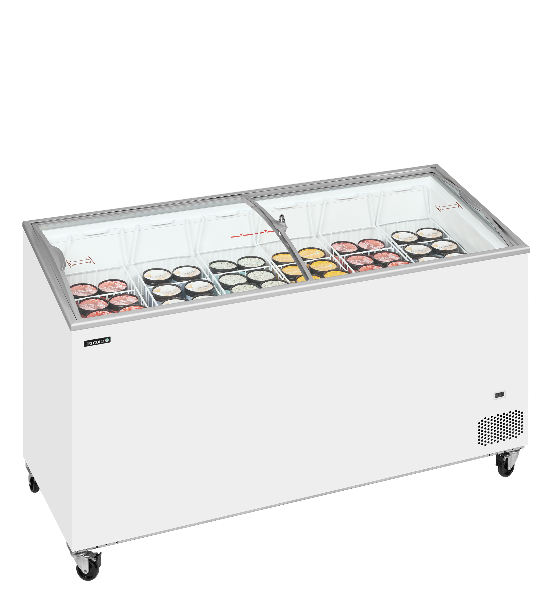 Arca Congeladora Expositora de Gelados 398L IC501SCEB