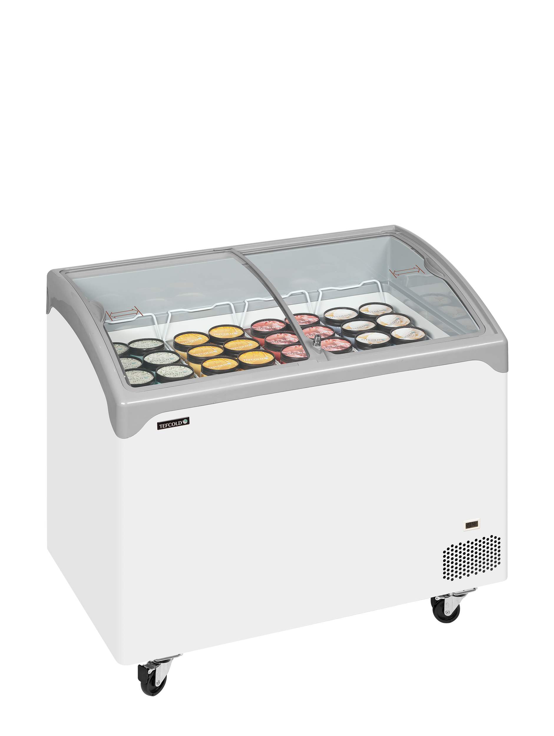 Arca Congeladora Vitrine 218L | Tampa Vidro Curvo NIC301SCEB