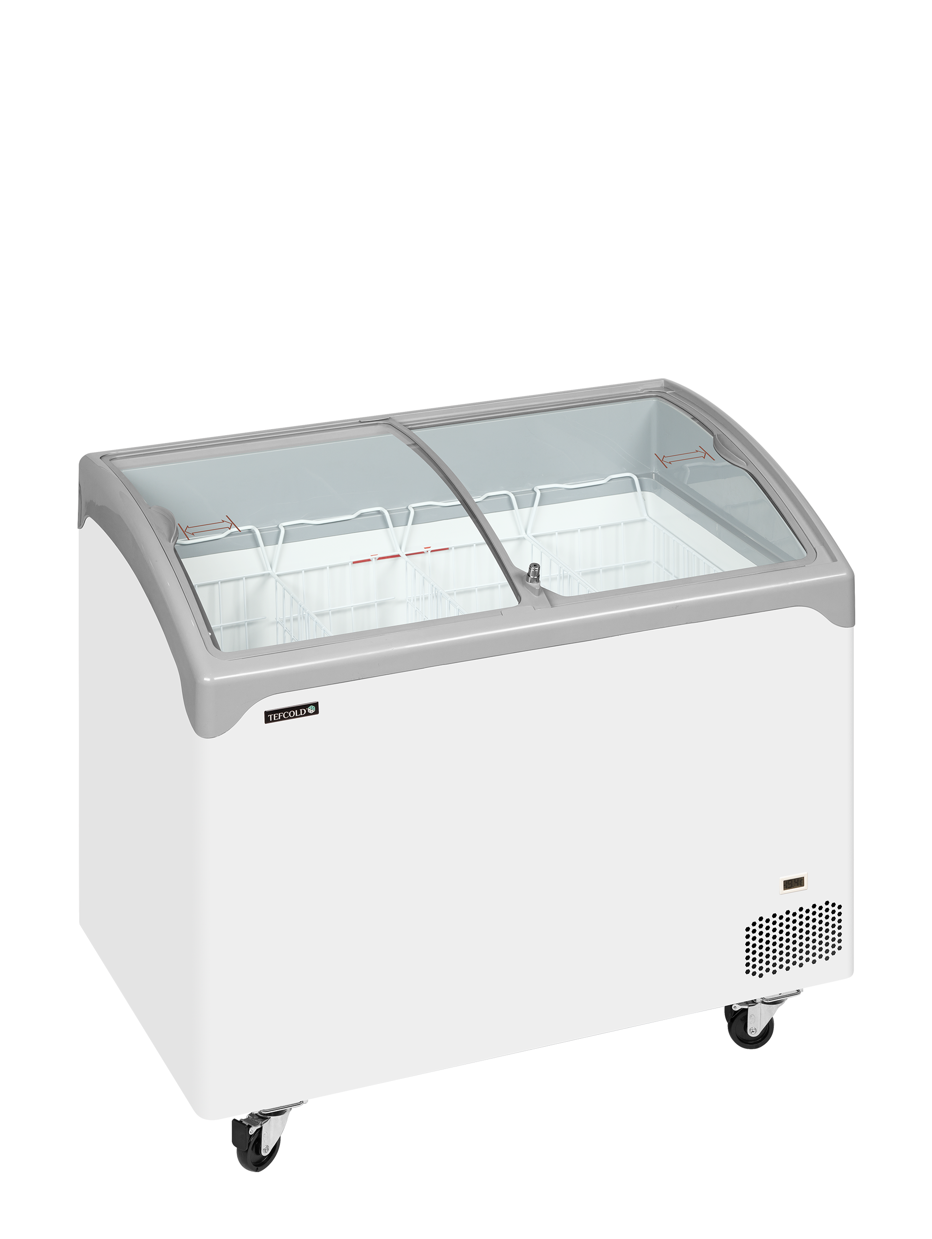 Arca Congeladora Vitrine 218L | Tampa Vidro Curvo NIC301SCEB