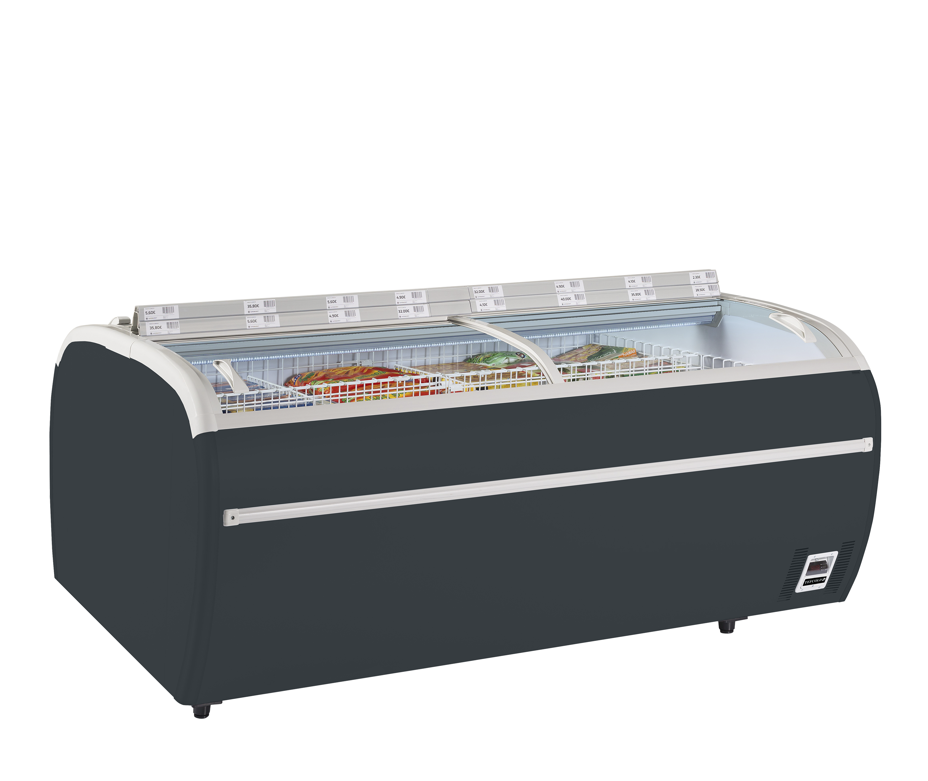 Arca Ilha Bitemperatura TWIN 220A-CF 1255L Antracite