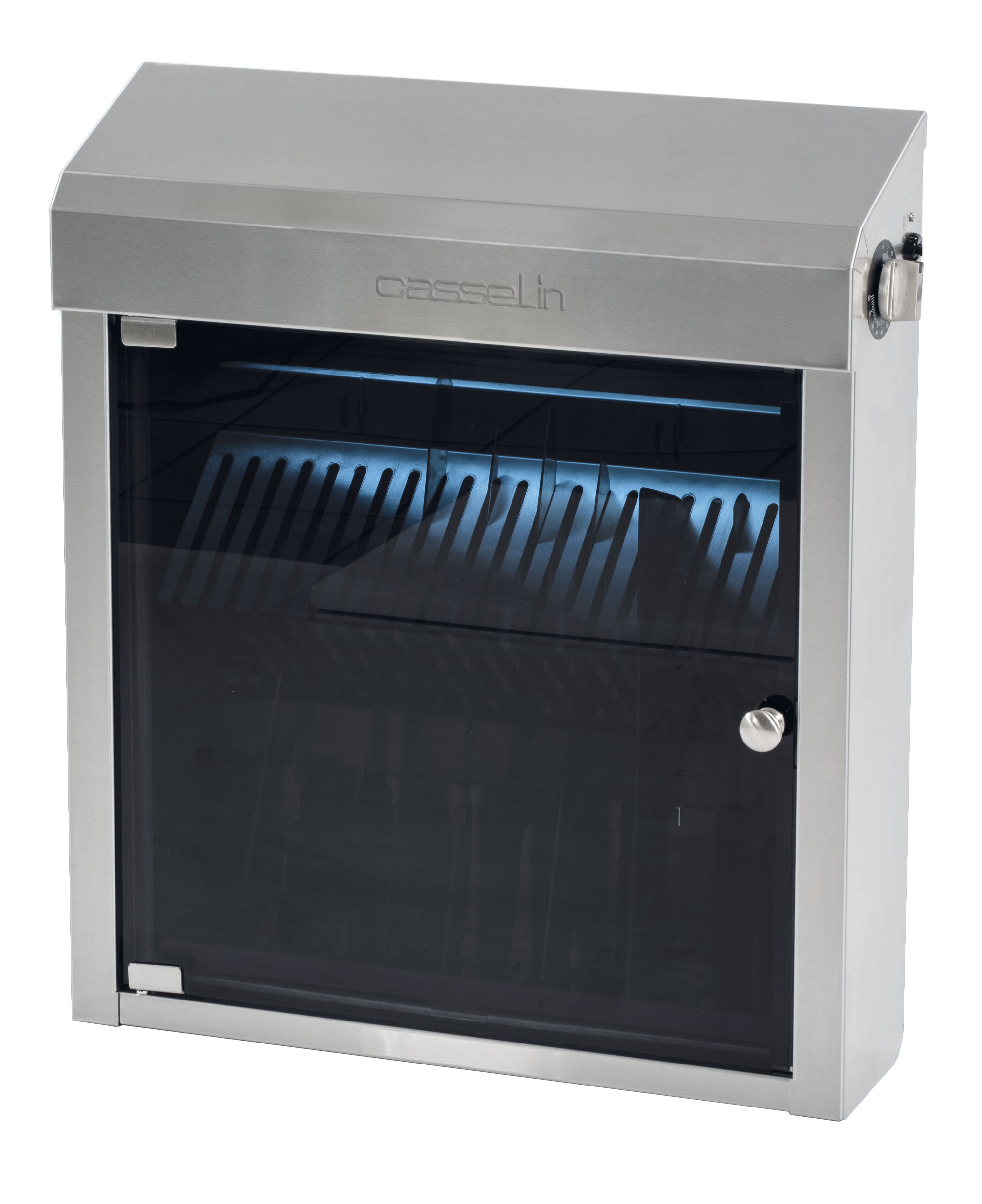 Armário de Esterilização UV para 20 Facas - Aço Inoxidável