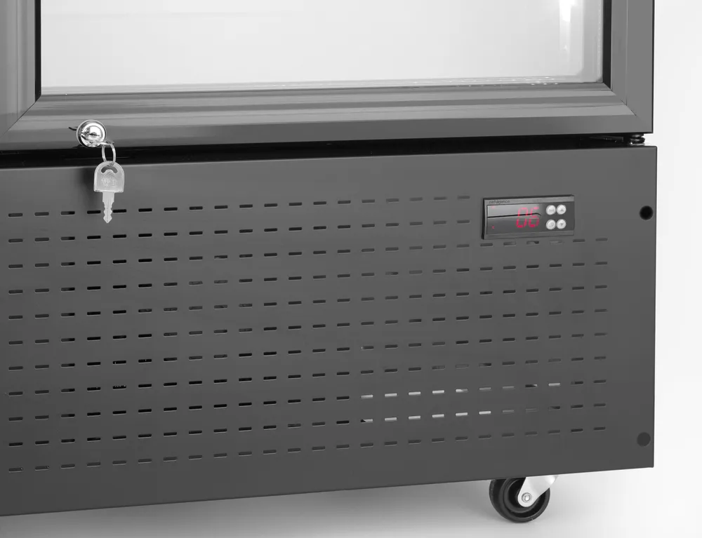Frigorífico de Bar 512L 2 Portas com Painel Iluminado