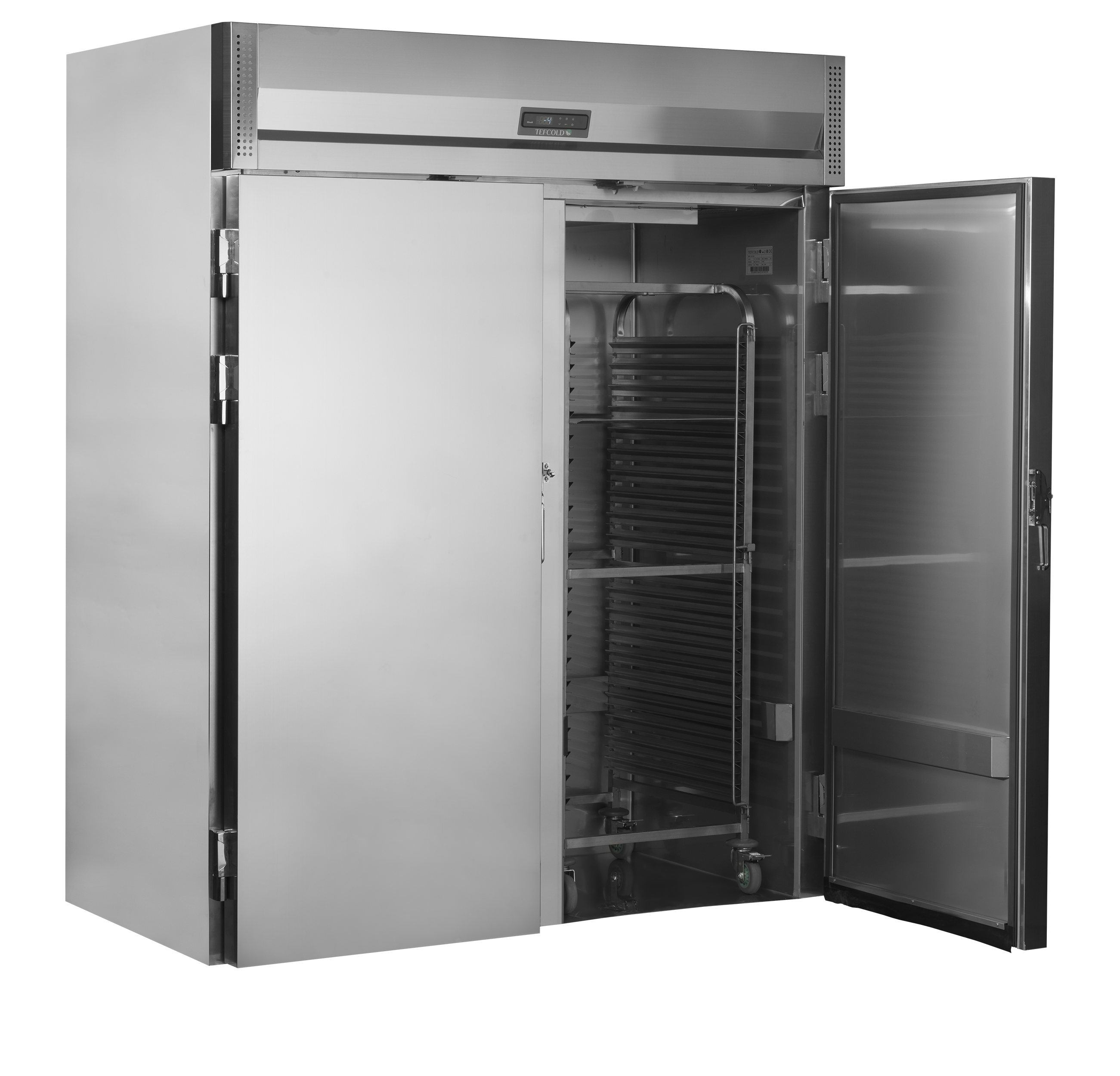 Armário Refrigerado Inox para Carrinhos GN2/1 1918L