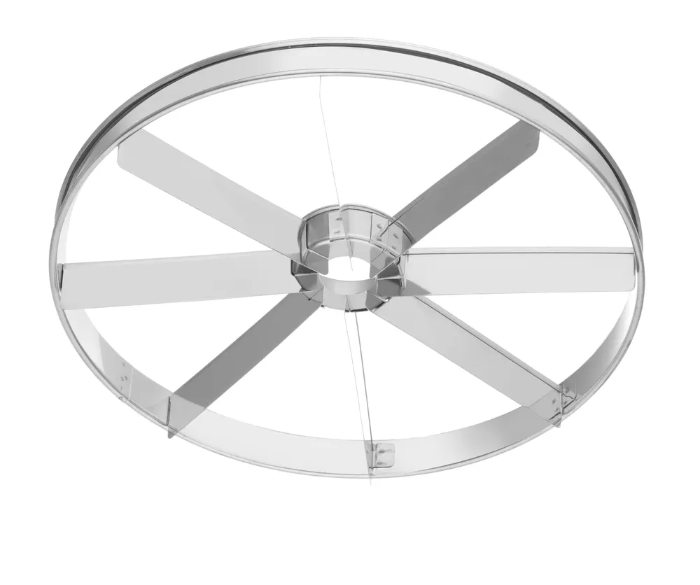Aro Corta-Tarte Aço Inoxidável ⌀320mm para 12 Porções