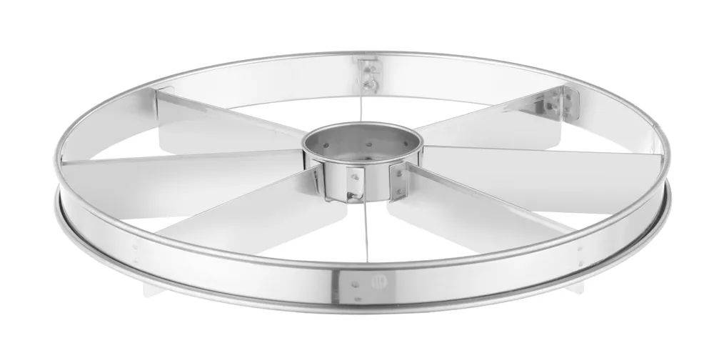 Aro Corta-Tarte Aço Inoxidável ⌀320mm para 12 Porções
