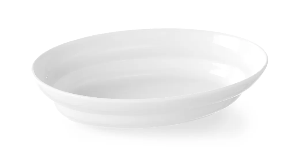 Assadeira Baixa em Porcelana Resistente 253x164mm para Serviço de Mesa