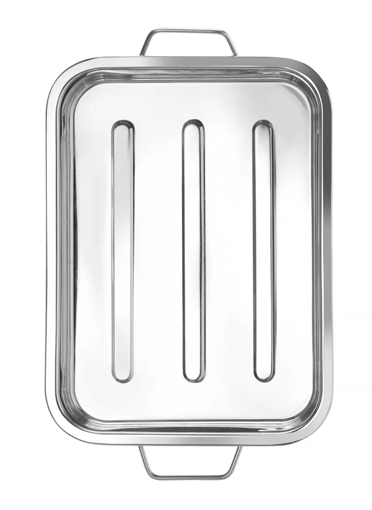 Assadeira de Forno Profissional com Pegas 385x275x60mm