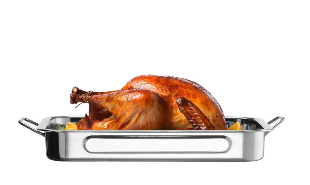 Assadeira de Forno Profissional com Pegas 385x275x60mm