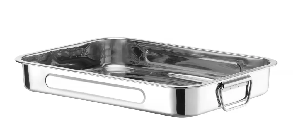 Assadeira de Forno Profissional com Pegas 385x275x60mm
