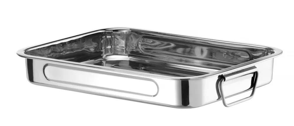 Assadeira de Forno Profissional com Pegas 385x275x60mm