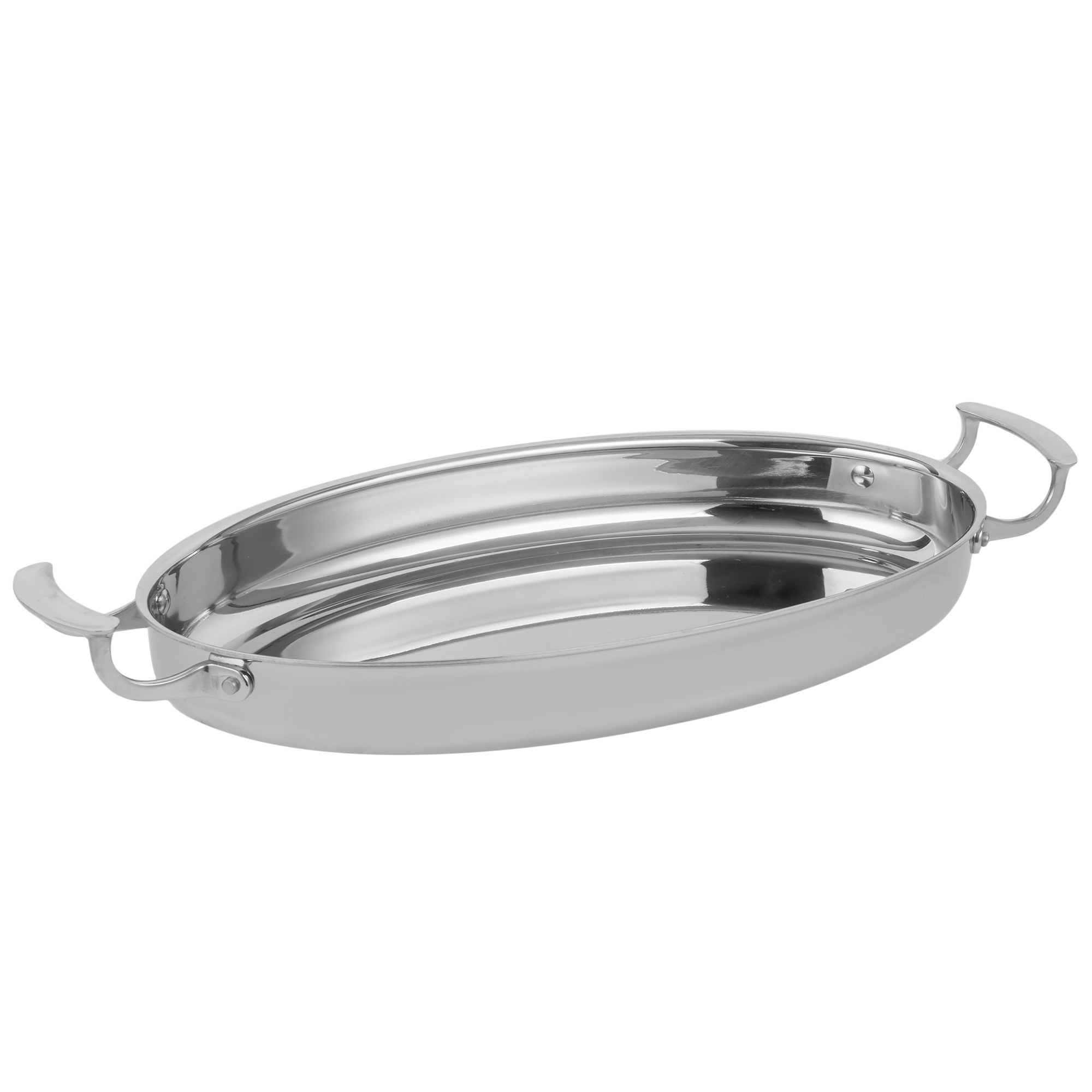Travessa Oval para Gratinados 3.5L Aço Inoxidável