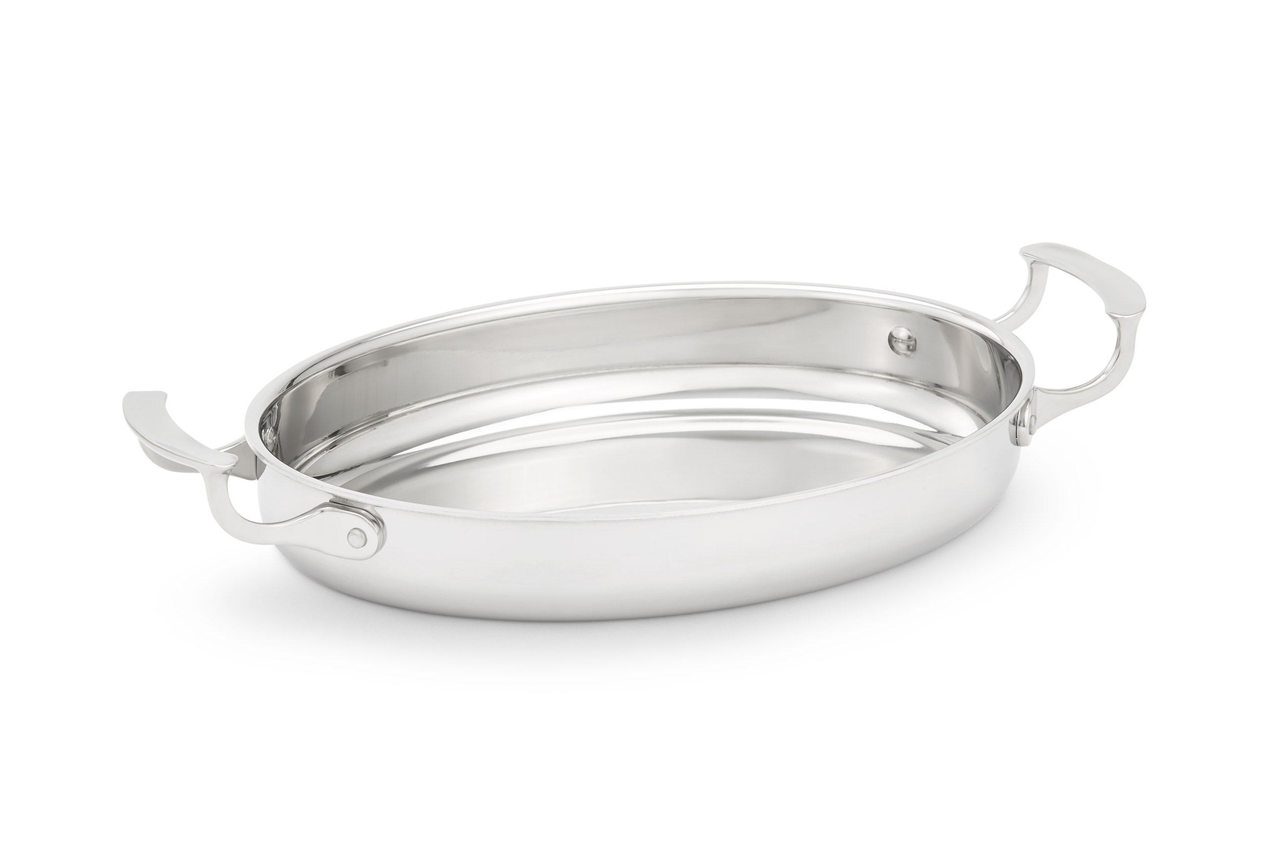 Panela Oval Gratinar 2.5L Inox 30.5x21.6cm