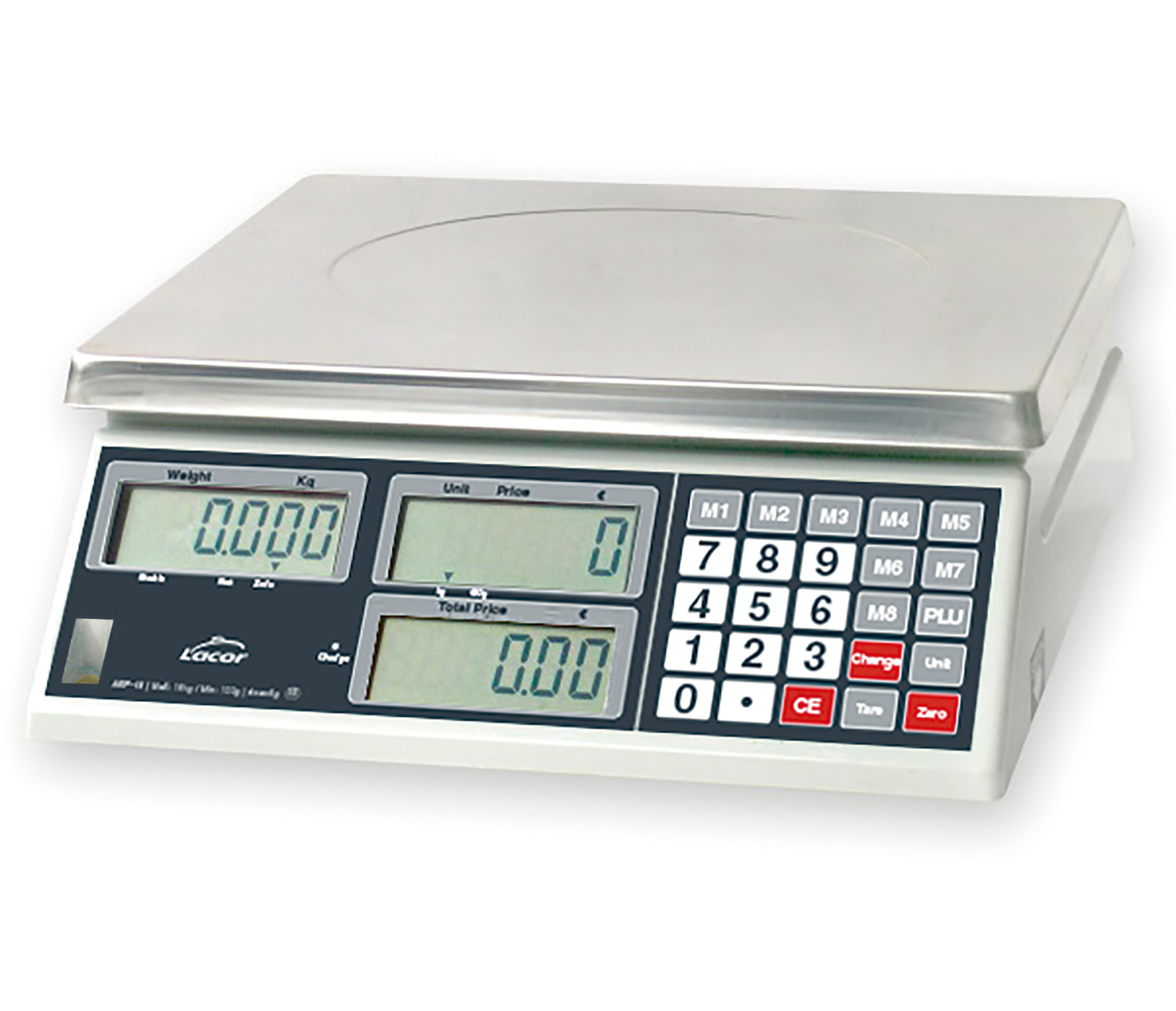 Balança Eletrónica de Mesa 30 kg com Plataforma Inox