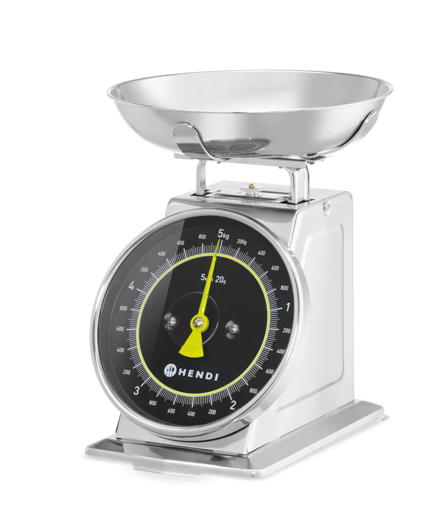 Balança Mecânica de Cozinha 5 kg, Aço Inoxidável