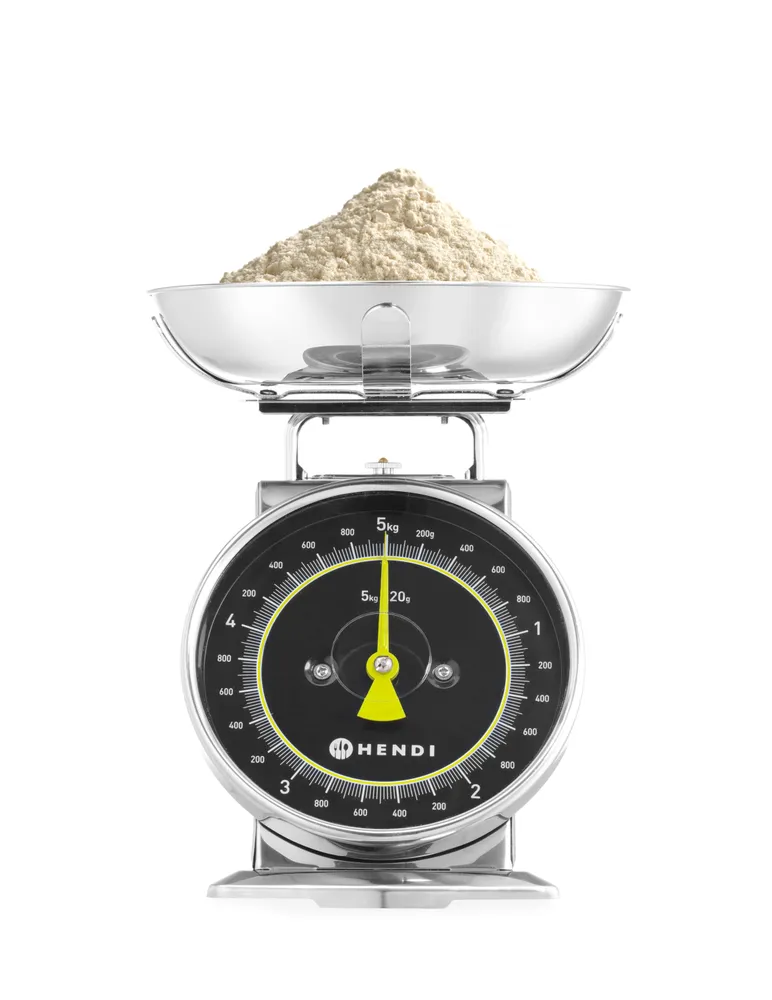 Balança Mecânica de Cozinha 5 kg, Aço Inoxidável