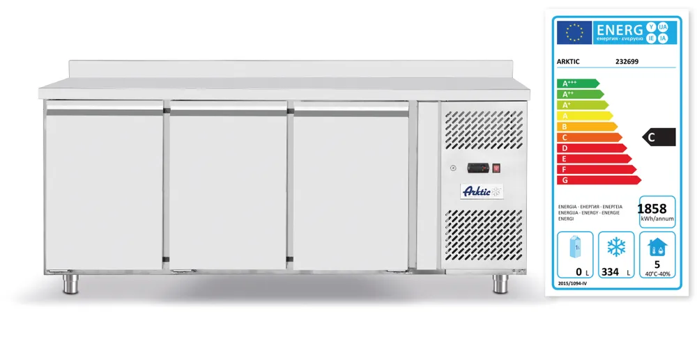 Balcão Congelador 3 Portas 420L Linha 700