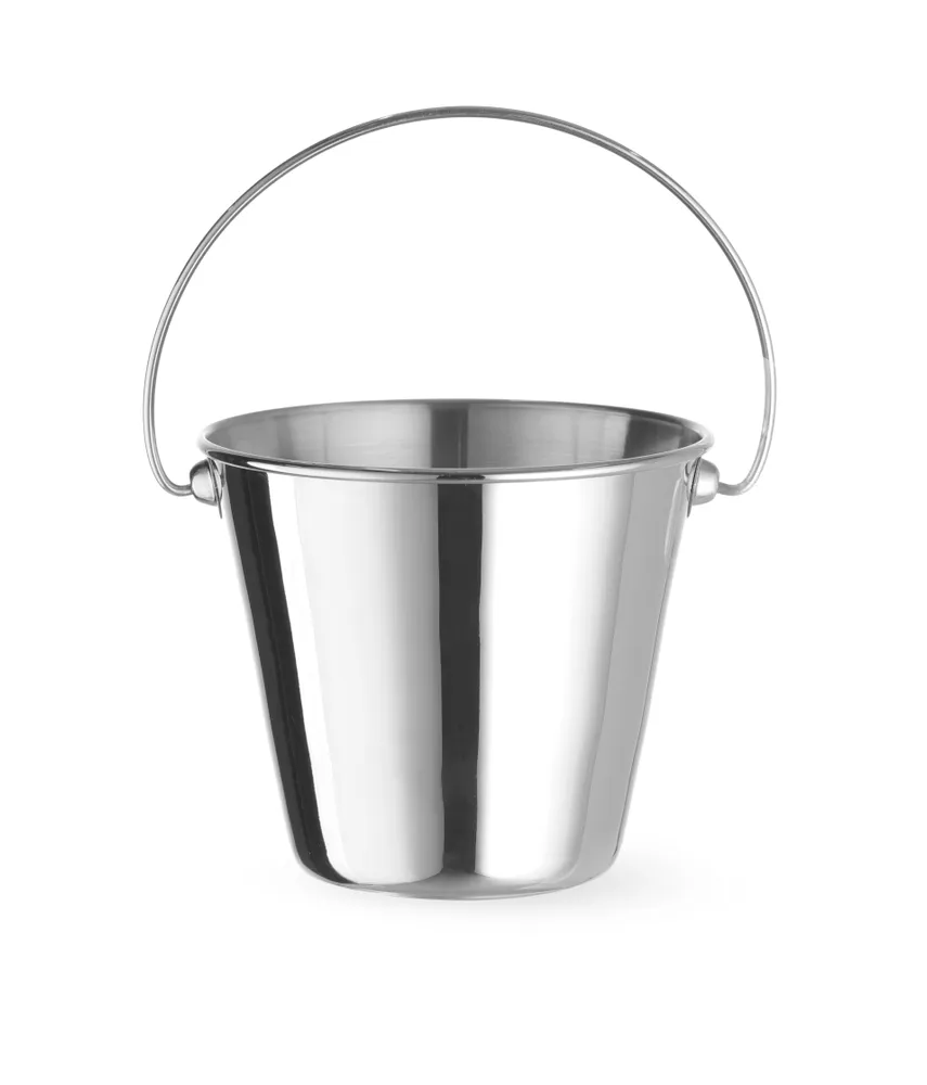 Balde Aço Inoxidável ⌀130x110mm para Snacks e Molhos