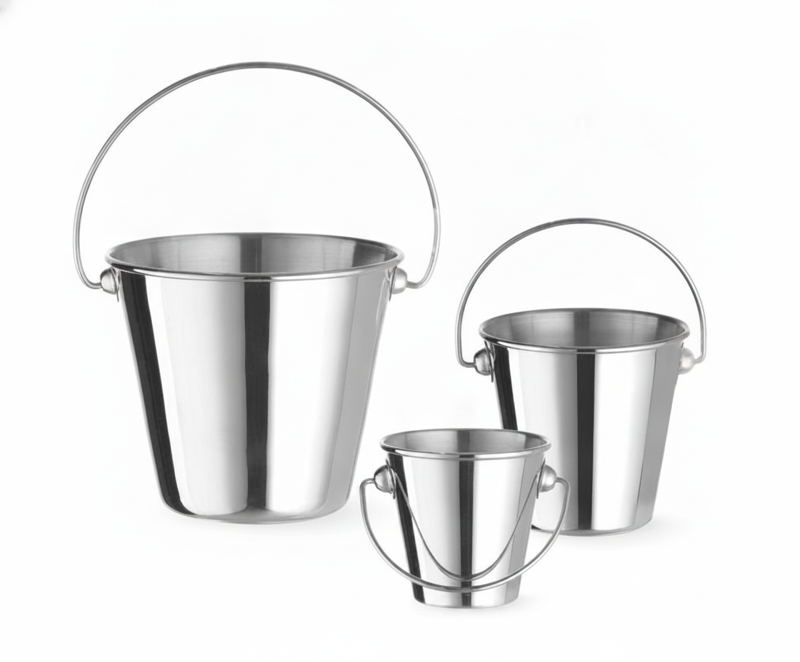 Balde Aço Inoxidável ⌀90x85mm para Snacks e Molhos
