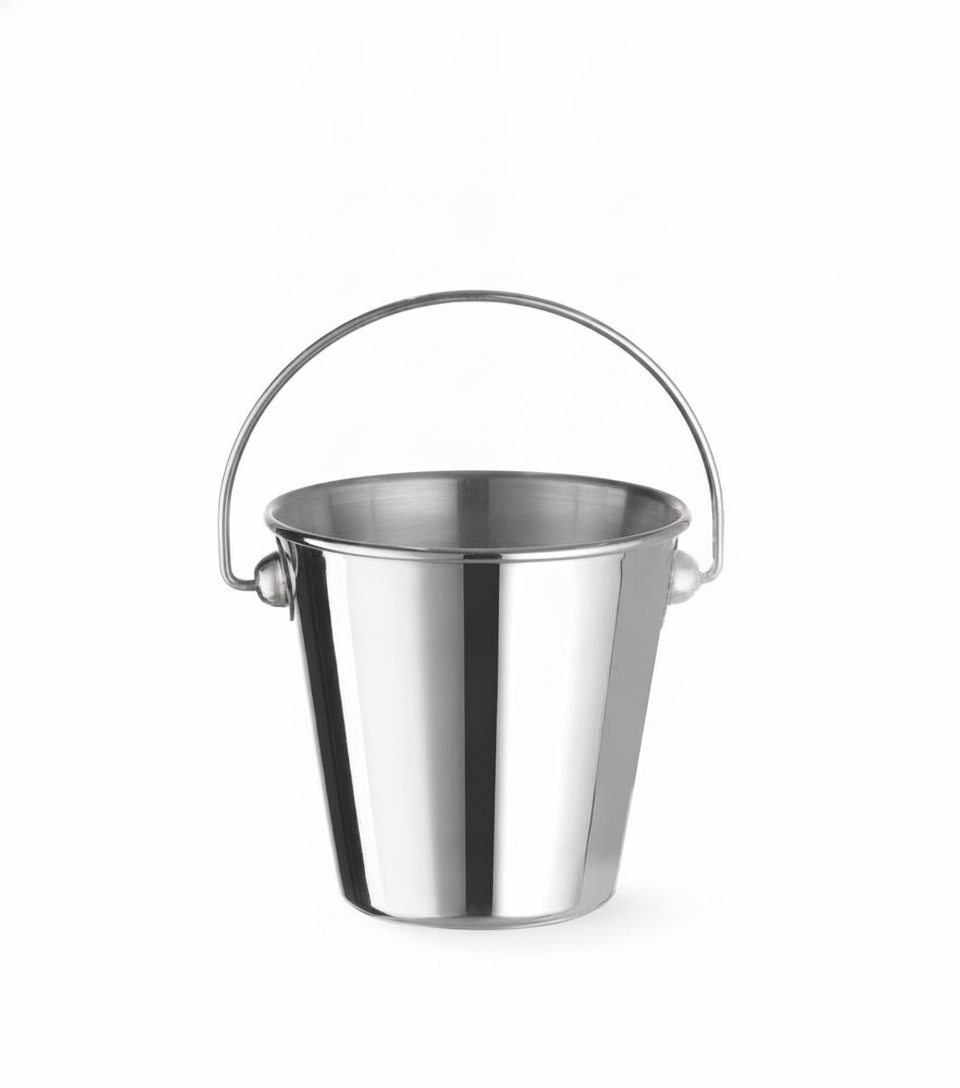 Balde Aço Inoxidável ⌀90x85mm para Snacks e Molhos