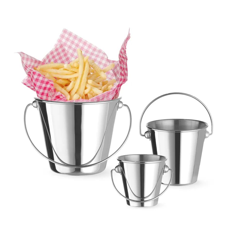 Balde Inox Pequeno ⌀75x(A)66mm para Snacks e Molhos