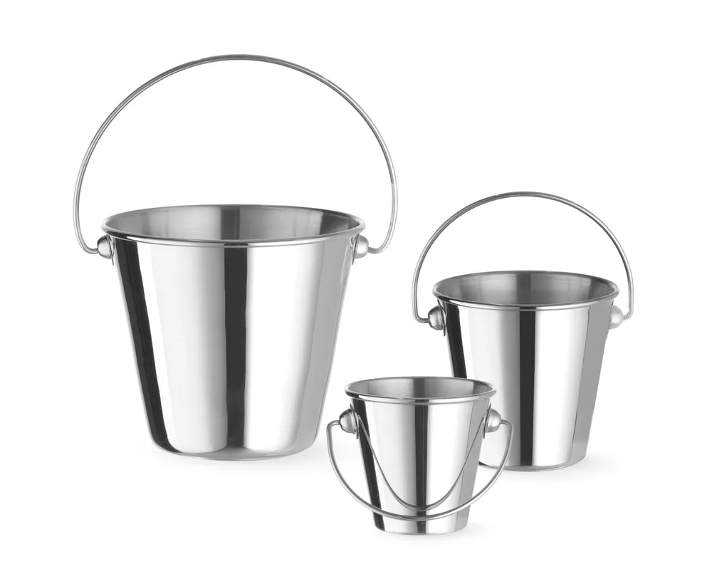 Balde Inox Pequeno ⌀75x(A)66mm para Snacks e Molhos