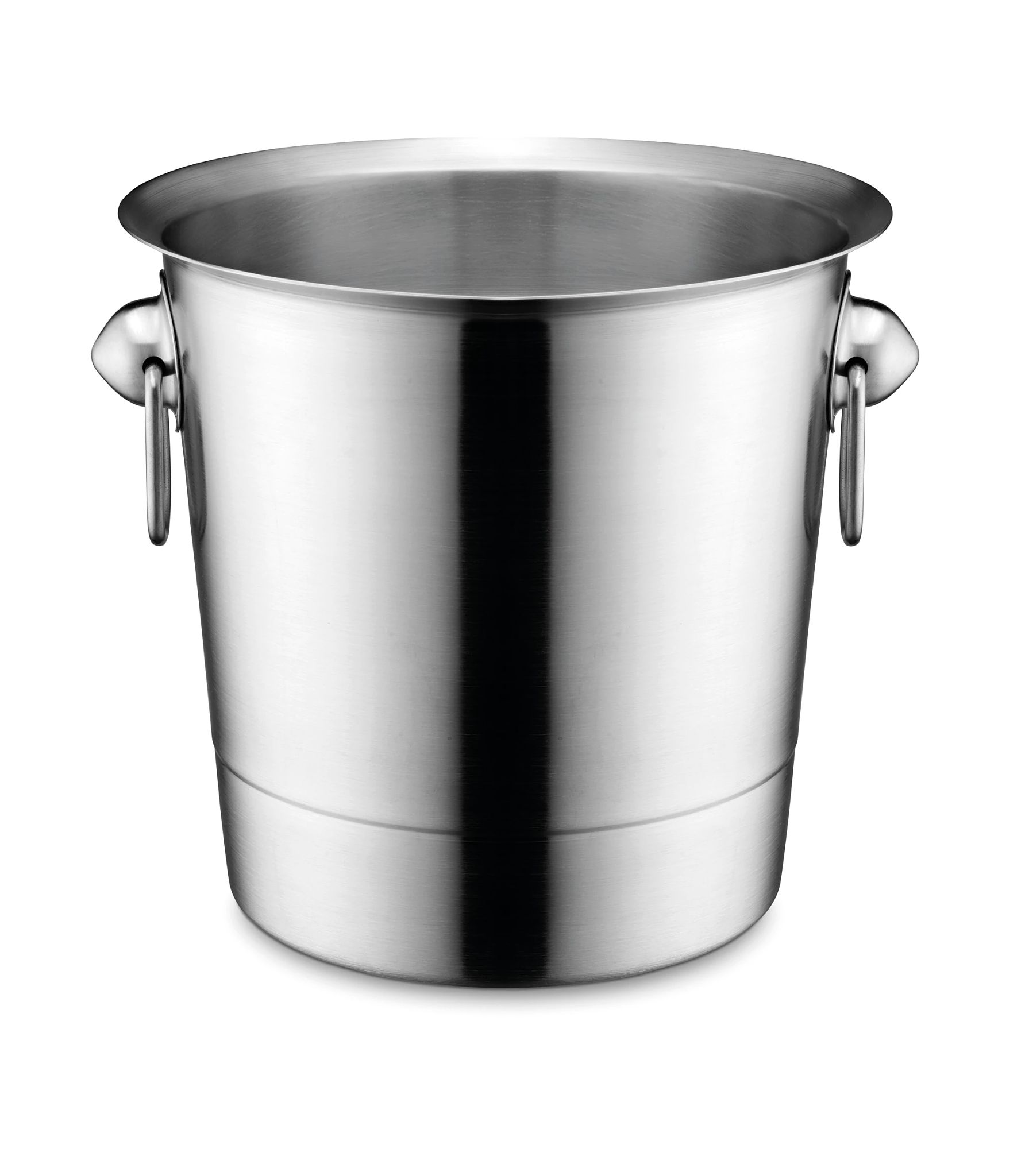 Cubo de Champanhe Cónico com Argolas 19 cm Inox