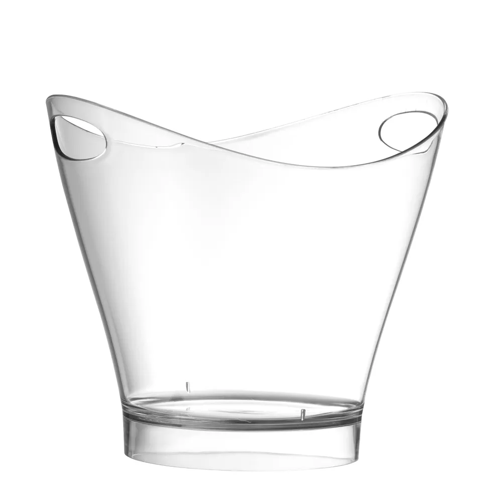 Balde para Garrafas de Vinho e Champanhe 6L Transparente
