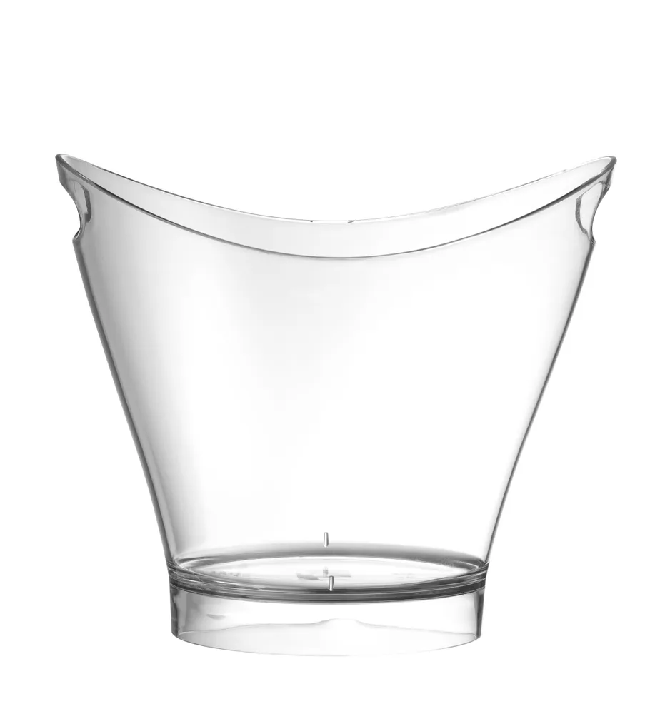 Balde para Garrafas de Vinho e Champanhe 6L Transparente