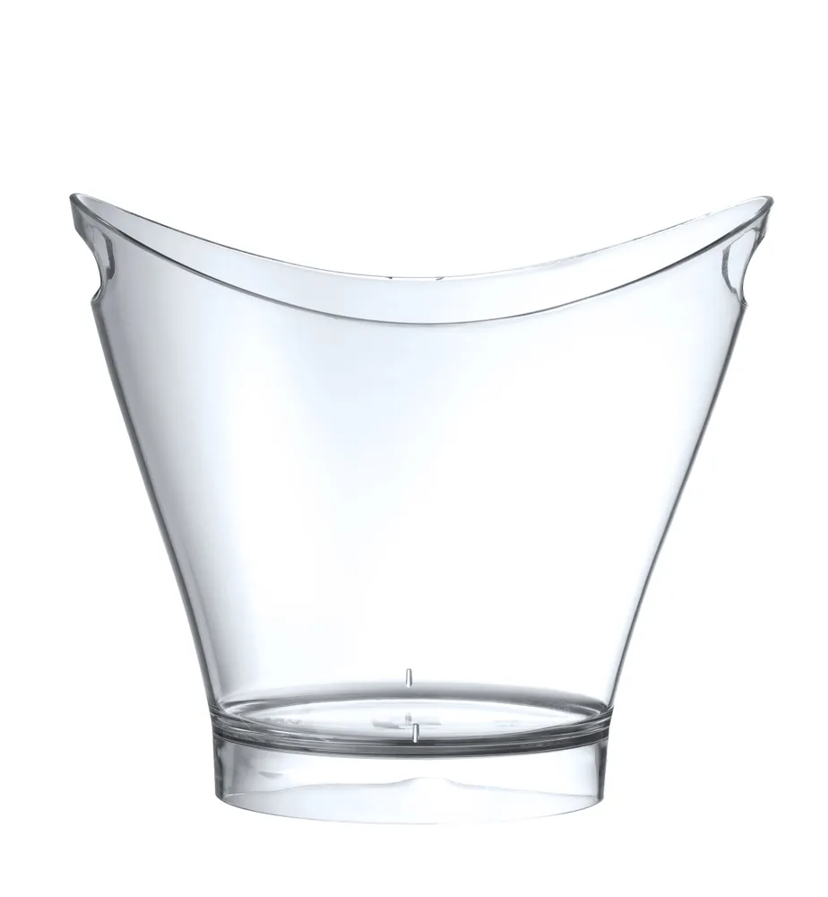 Balde para Garrafas de Vinho e Champanhe 6L Transparente