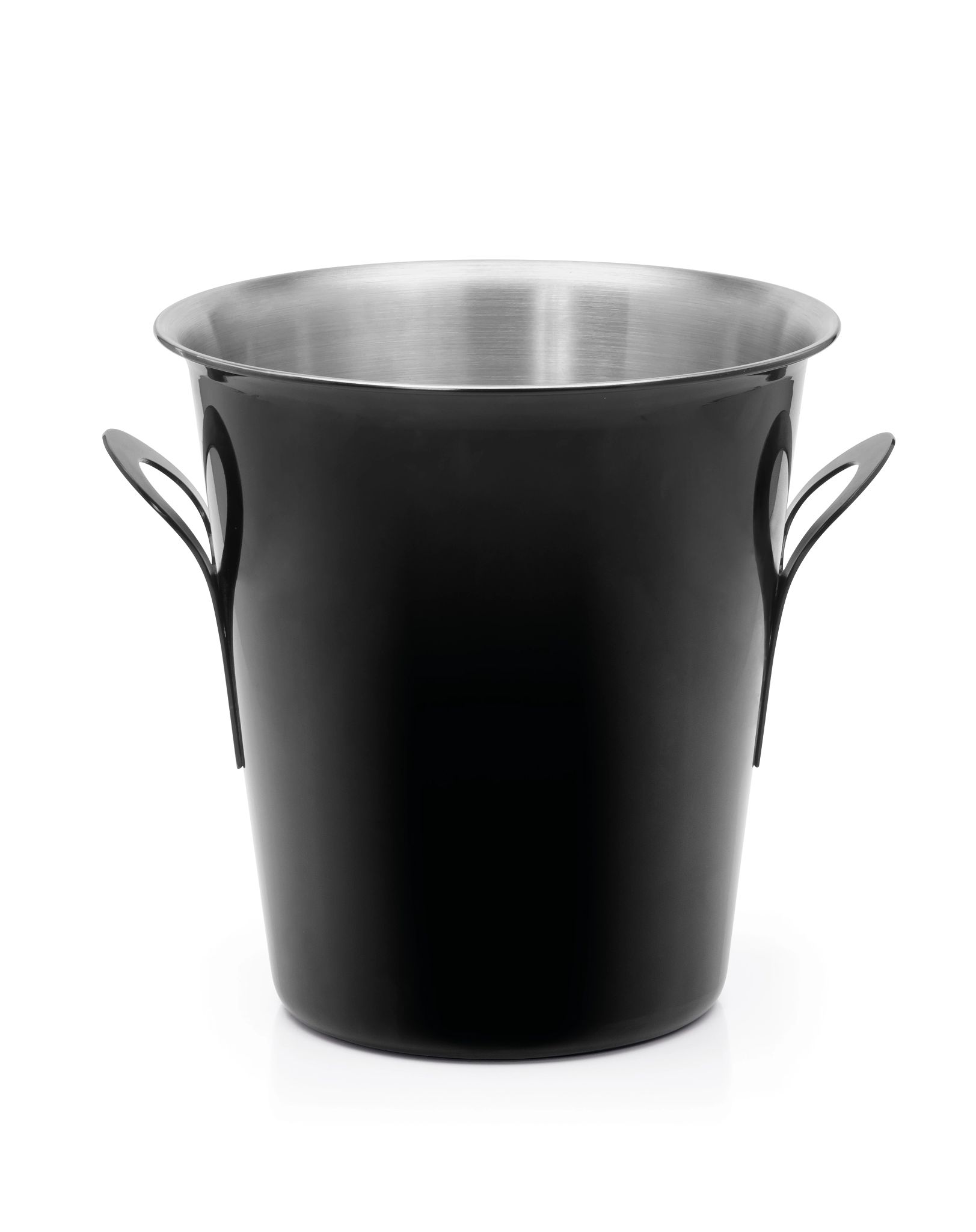 Balde de Champanhe Cónico Preto 4L para Serviço de Mesa