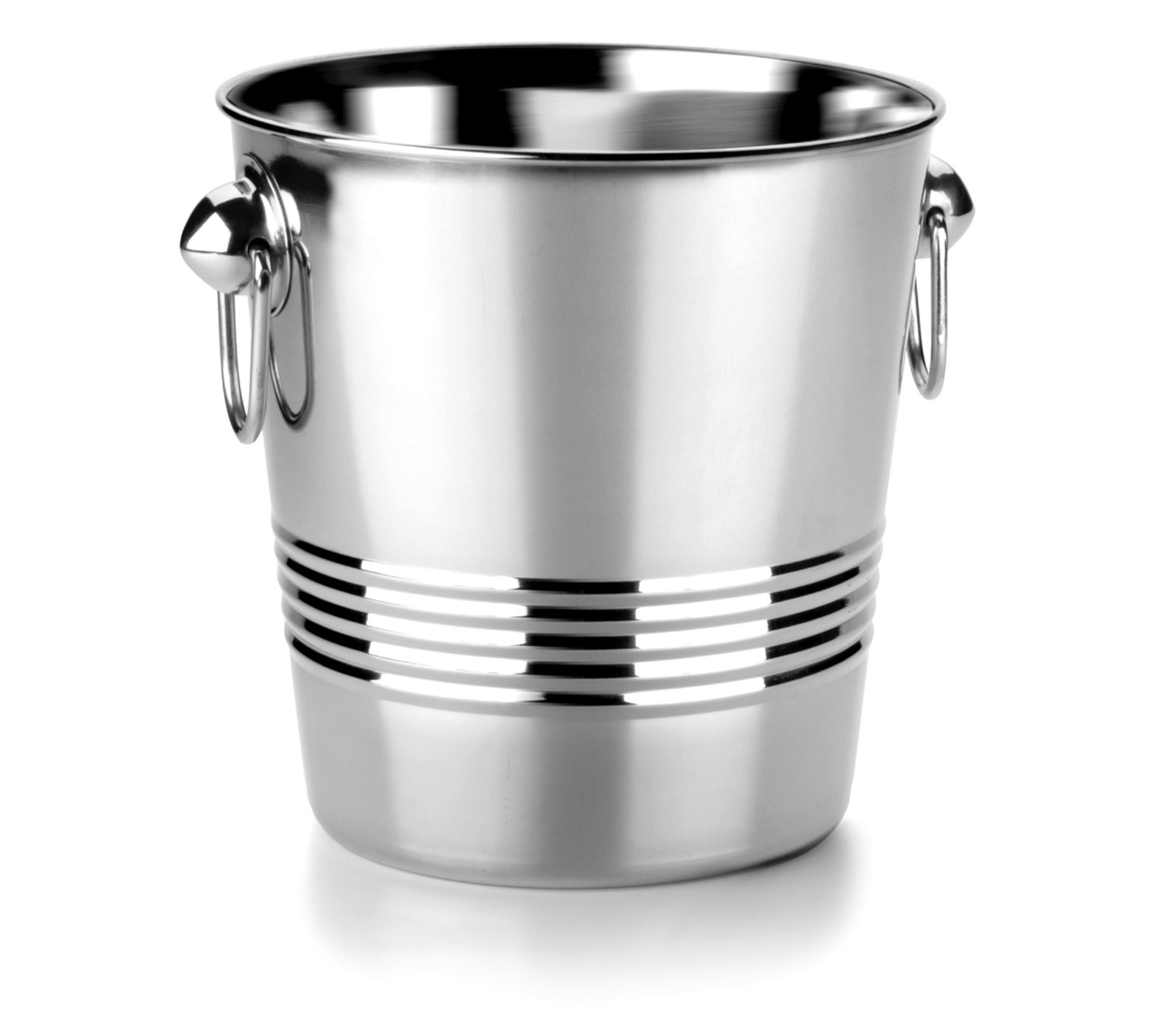 Balde de Gelo em Inox 4L – Diâmetro 20cm para Bar Profissional