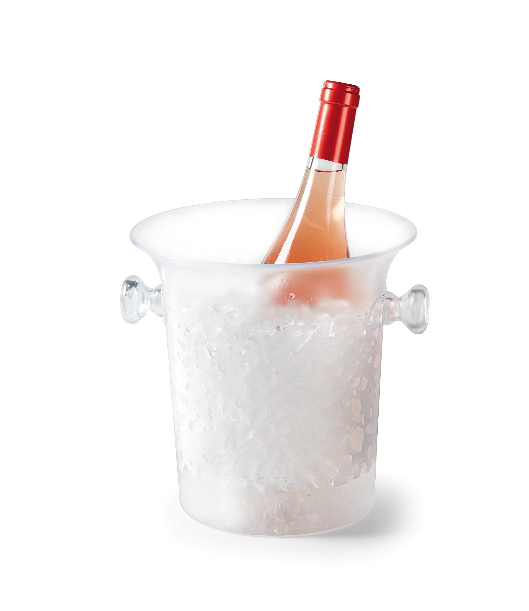 Cubitera Plástico Transparente 4L - 21cm Diâmetro