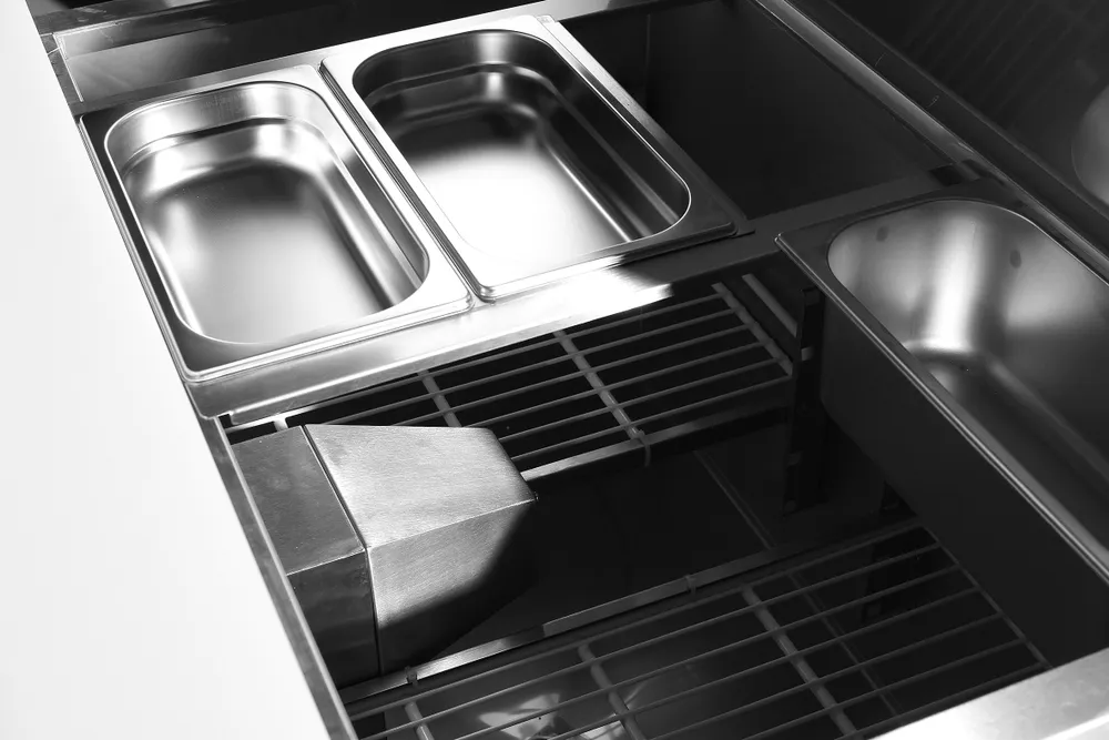 Bancada Frigorífica Ingredientes 300L 2 Portas Linha 700