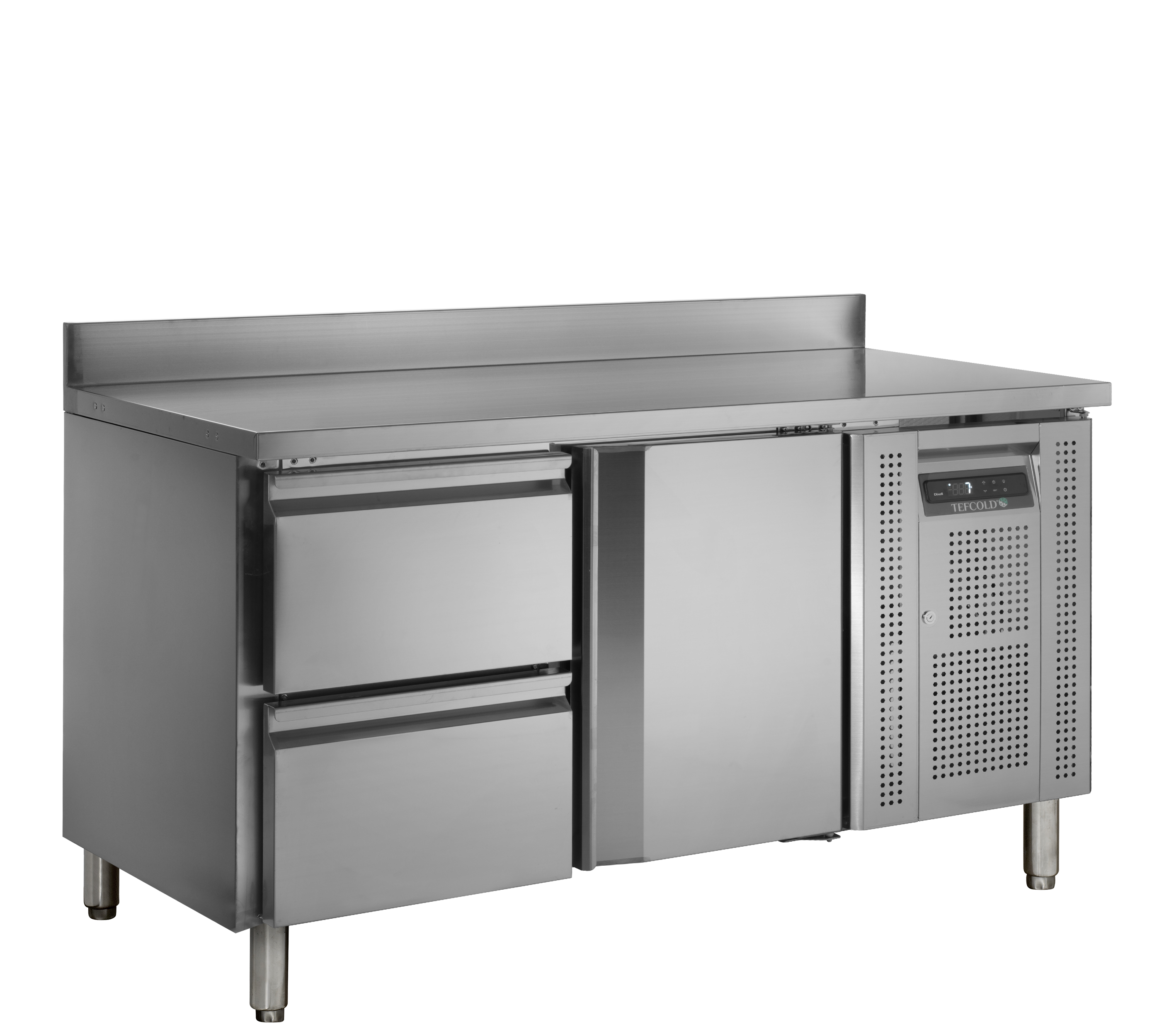 Bancada Refrigerada Inox GN1/1, 2 Gavetas, Linha 700