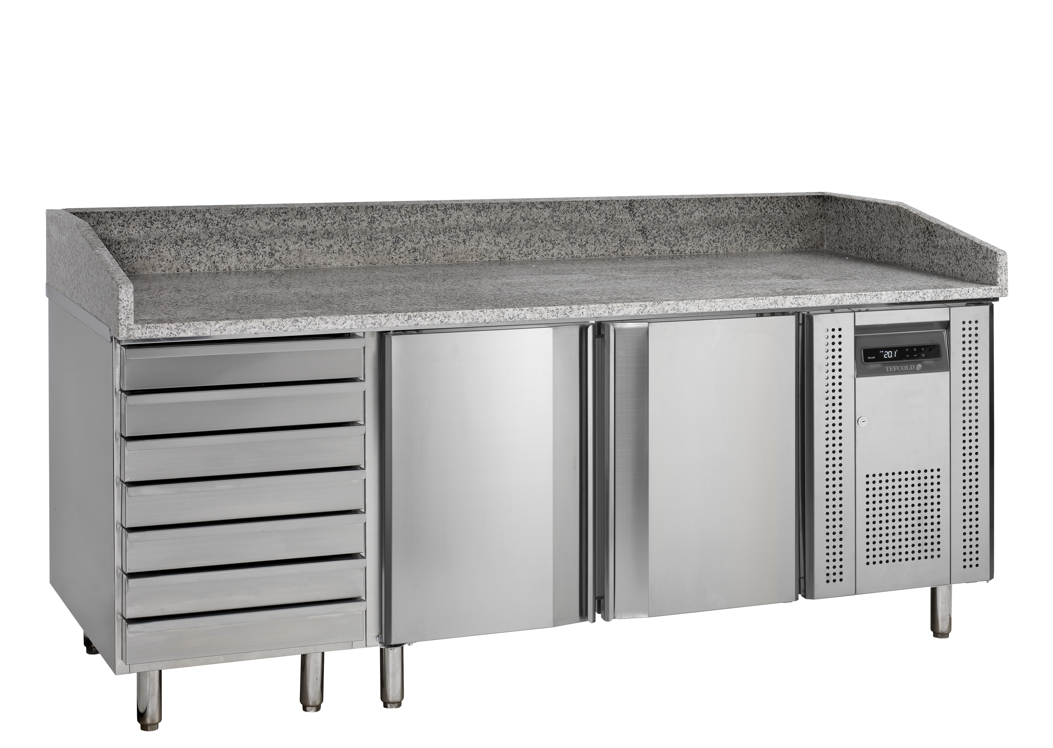 Bancada Refrigerada para Pizza PT1310 Granito 2045mm