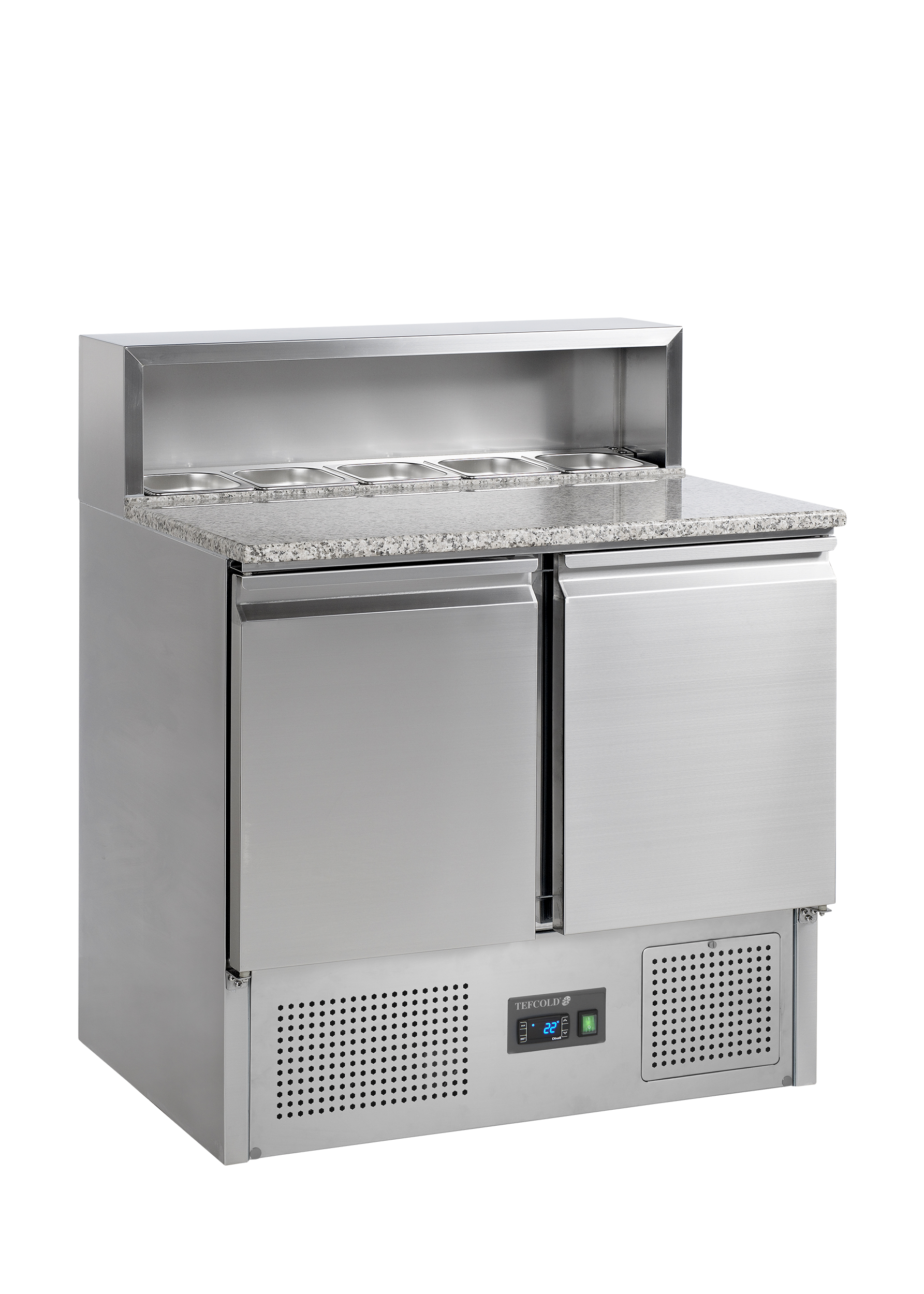 Bancada Refrigerada para Pizza GN1/1 Tampo Granito PT920