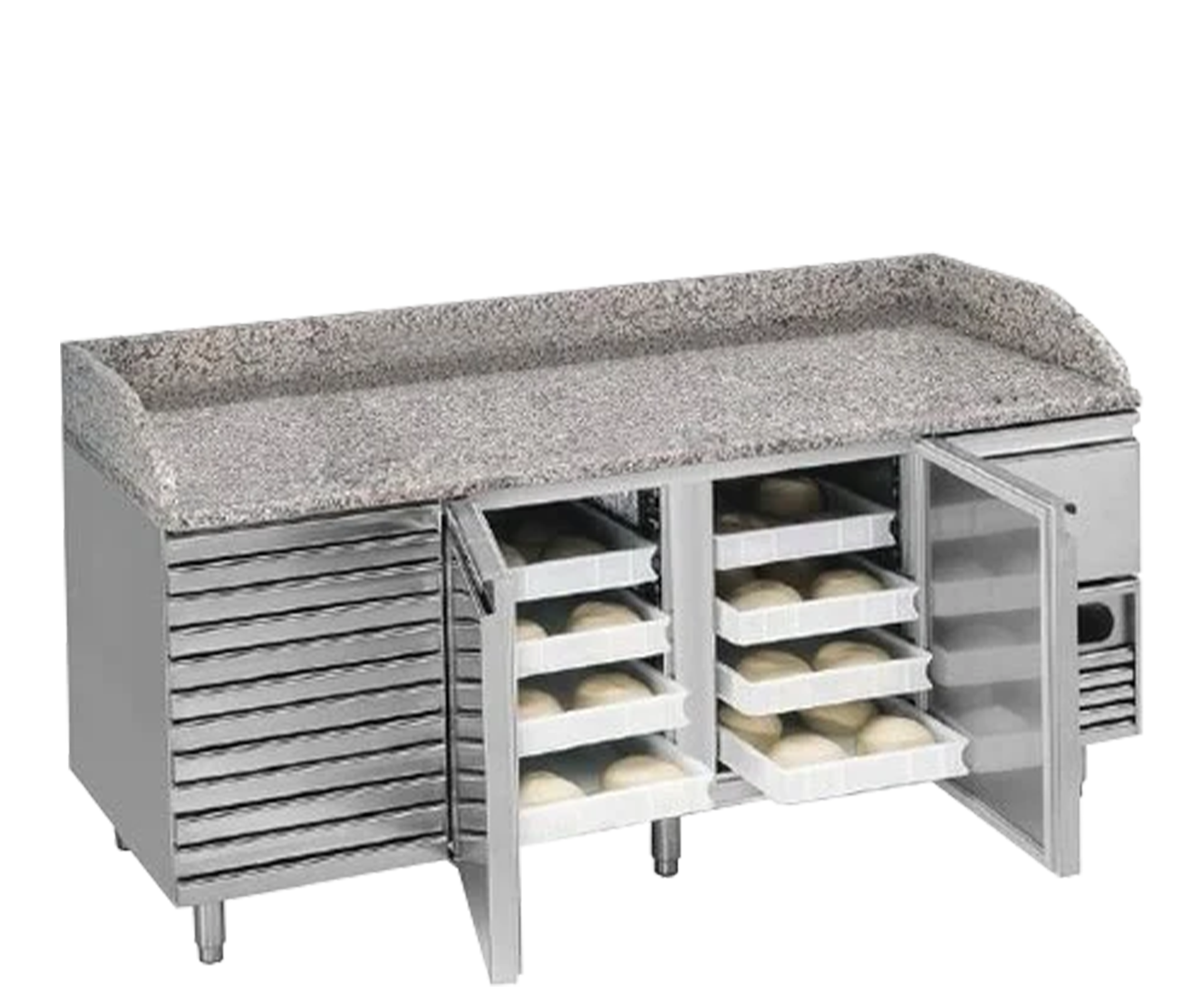Bancada Refrigerada para Pizzaria 2 Portas GN