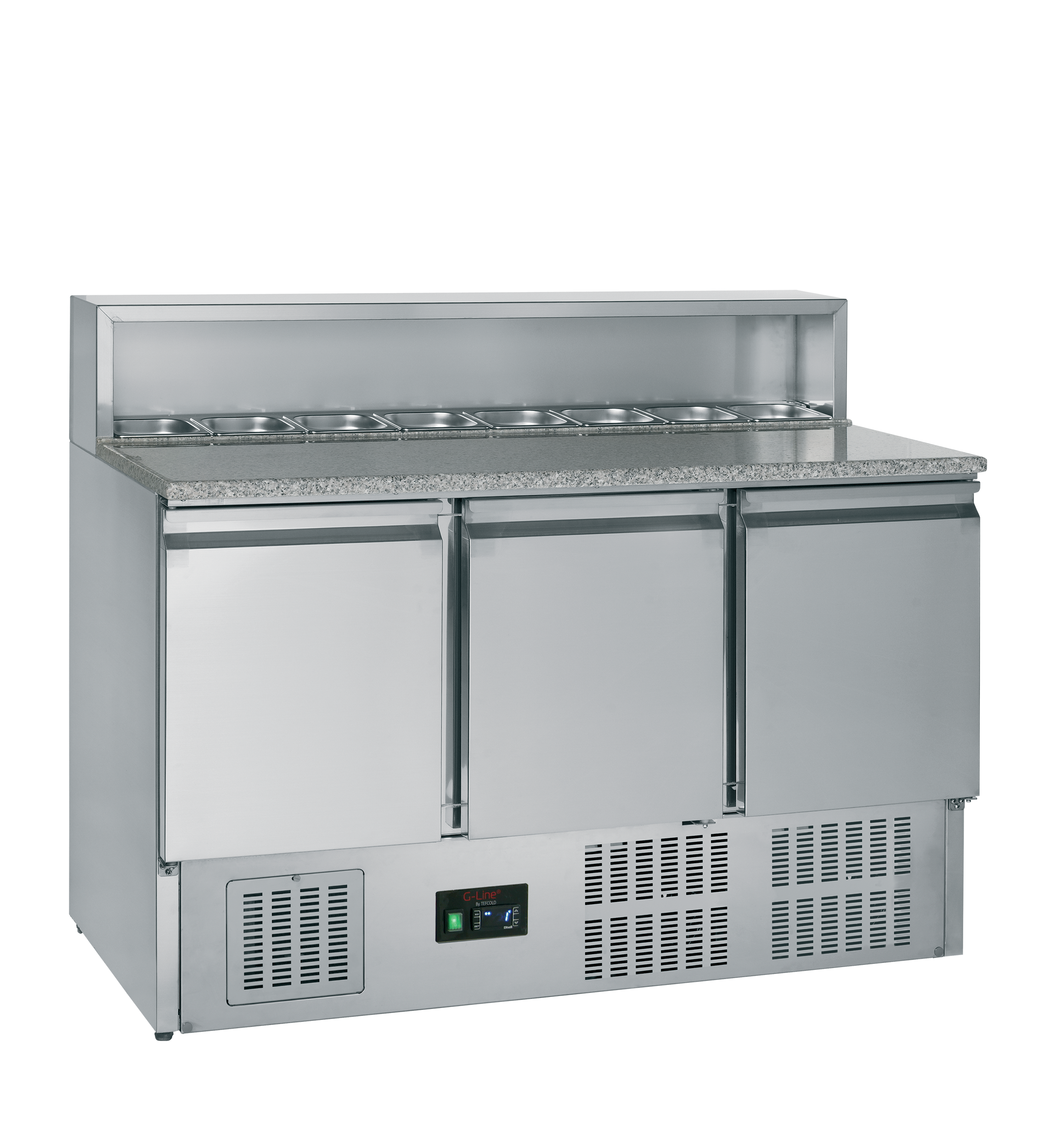 Bancada Refrigerada para Pizzas GN1/1 c/ Tampo Granito